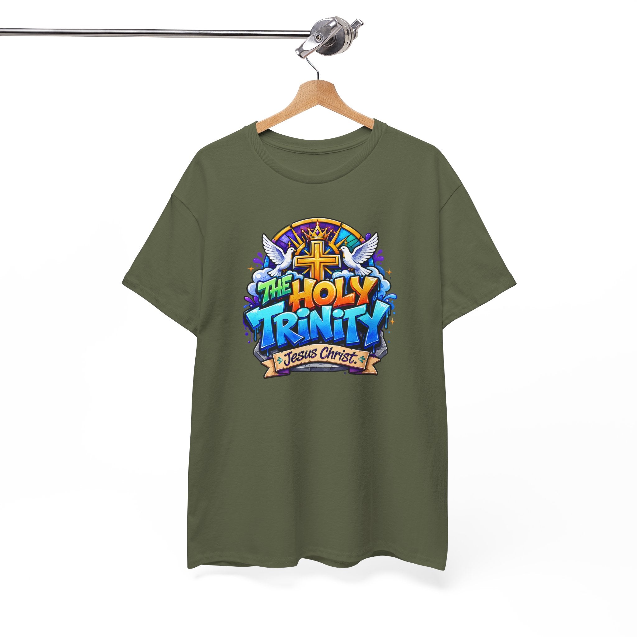 Christian Tee - "The Holy Trinity" Church Youth Graphic T-Shirt