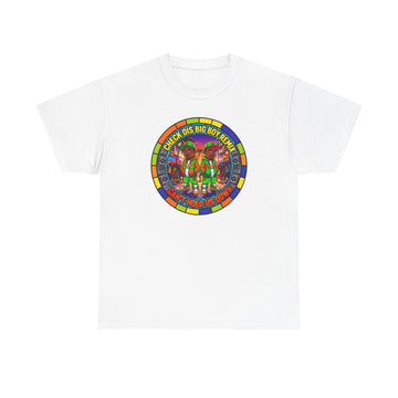 T-Shirt — "Check Dis Big Boy Remix" Colorful Cartoon Grap6hic Tee