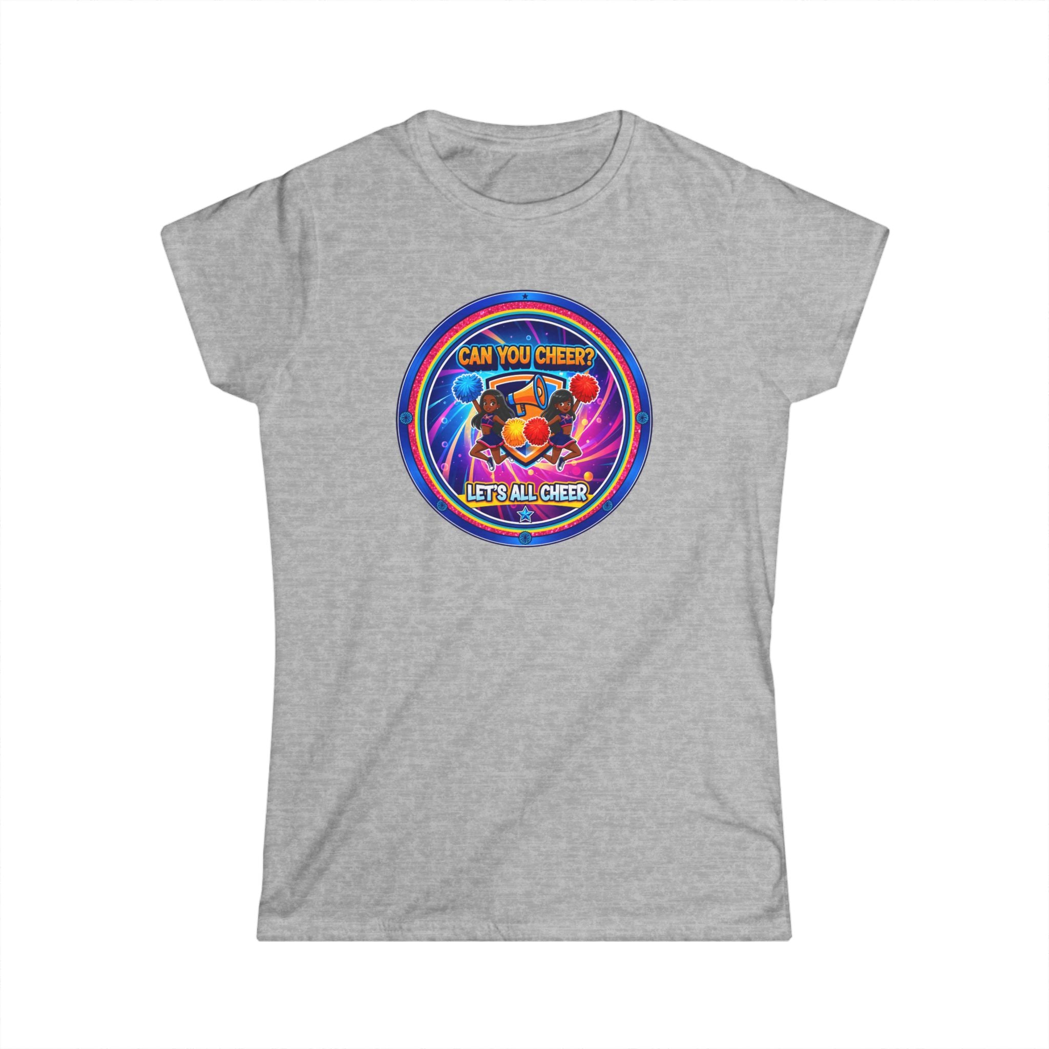 Can You Cheer? Let's All Cheer " Women's Tee — RetroCheers Graphic