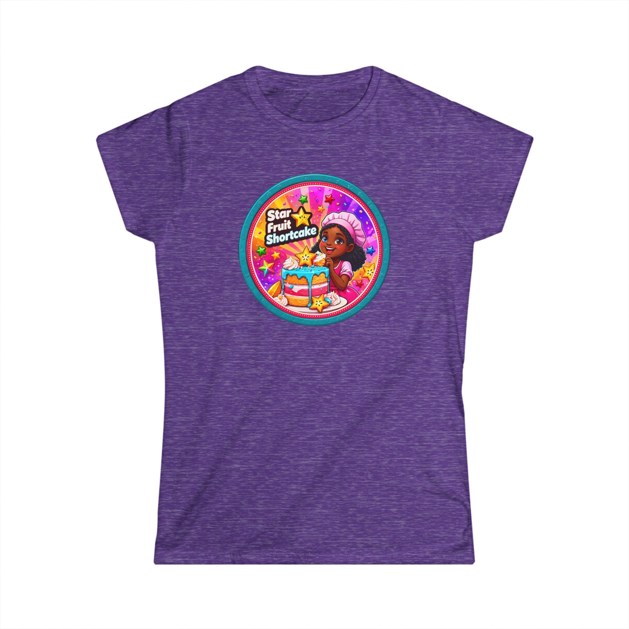 Women’s Tee — "Star Fruit Shortcake" Cute Retro Birthday Graphic