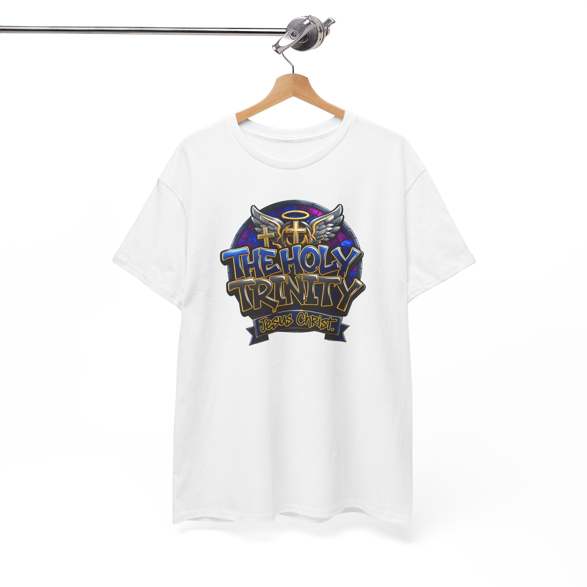 The Holy Trinity Tee — Christian Faith Graphic T-Shirt