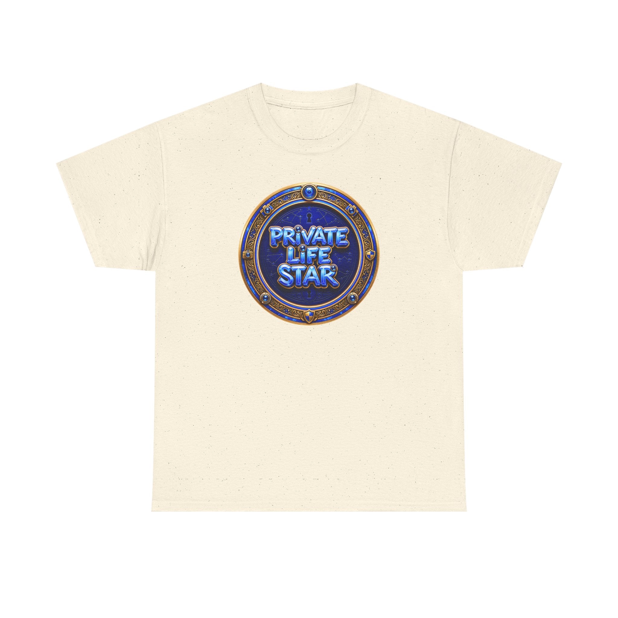 "Private Life Star" T-Shirt — Retro Badge Graphic Tee
