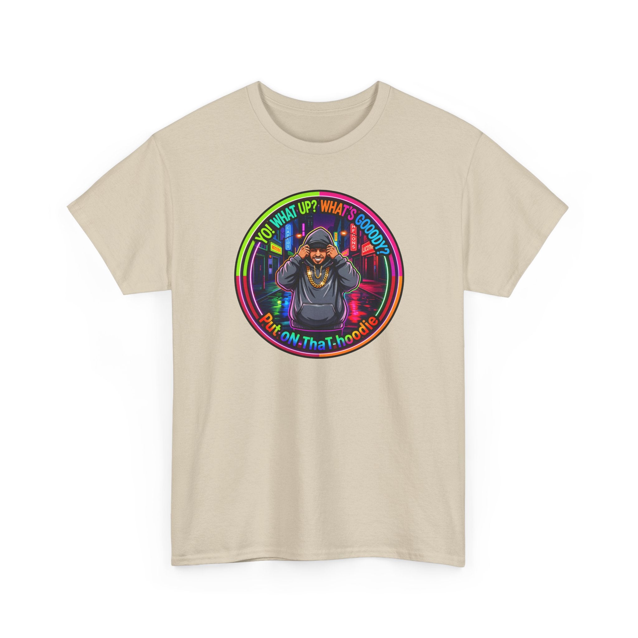 Men's T-Shirt Graphic- "Yo! What's up?  What's Goooody?"