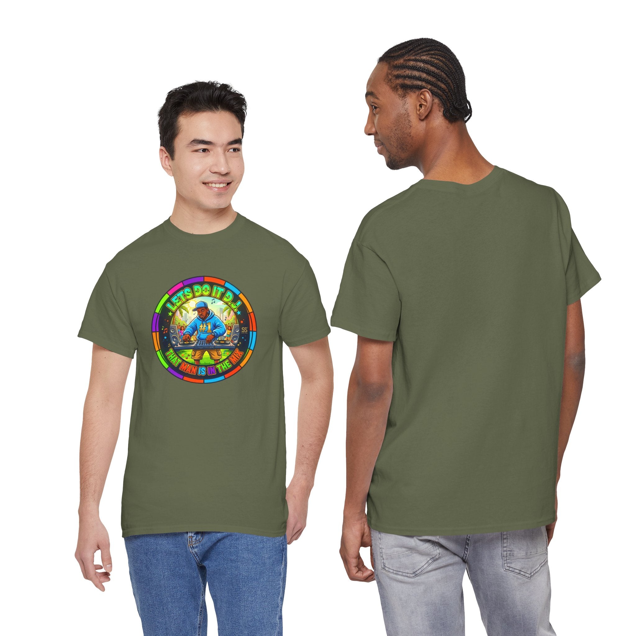 T-Shirt — "Let's Do It Dj!" Retro Camper Road Trip Graphic Tee