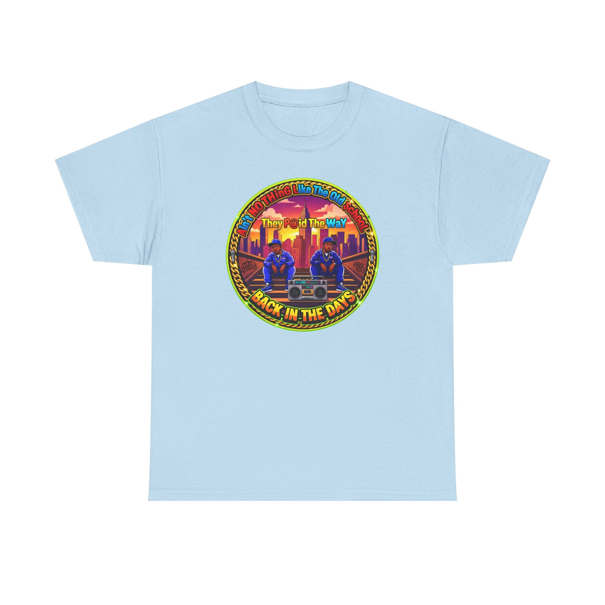 T-Shirt — Retro Sunset 'Aint No Thing Like The Old School' Graphic Tee