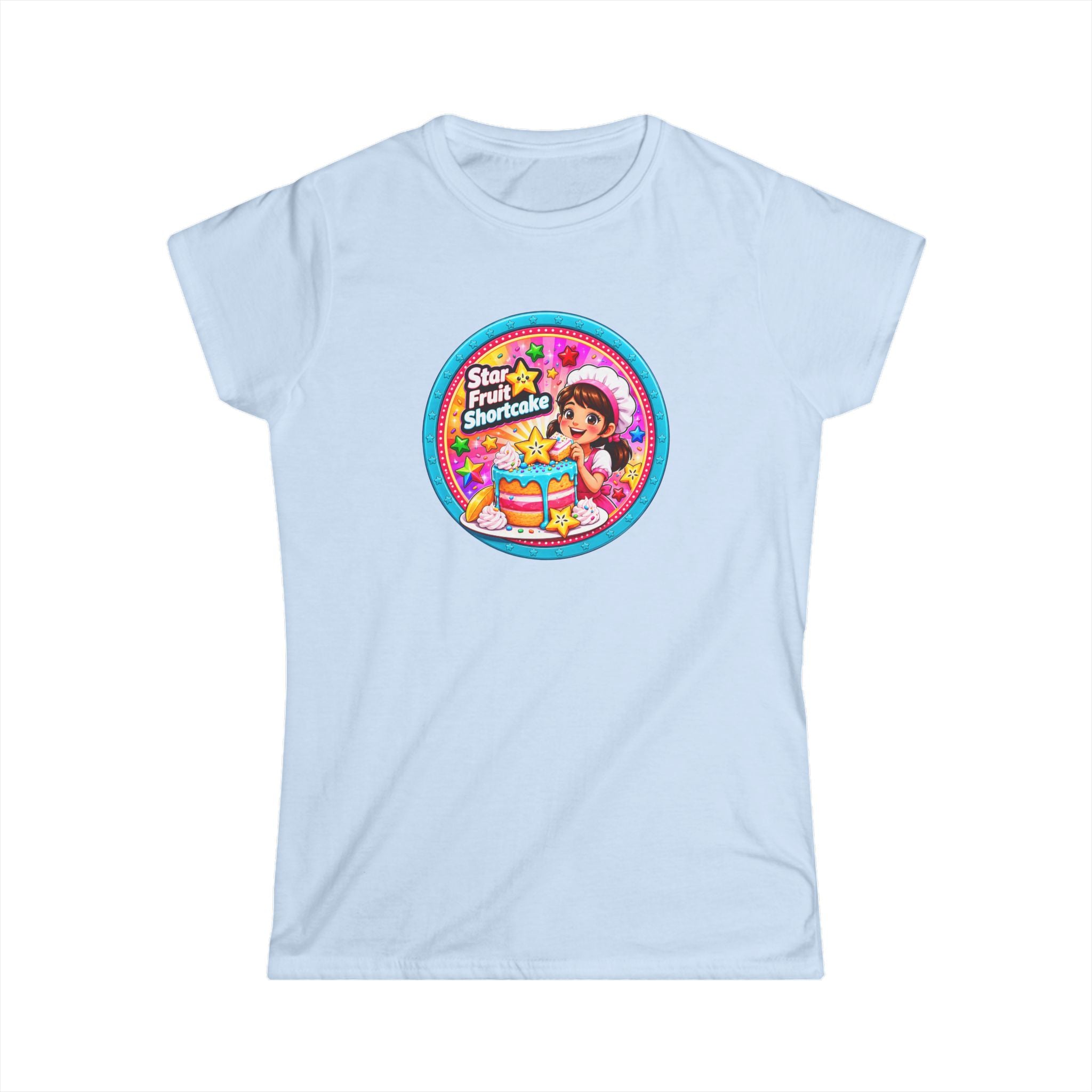 "Fruit Shortcake" Graphic Tee —  Retro Circle Design