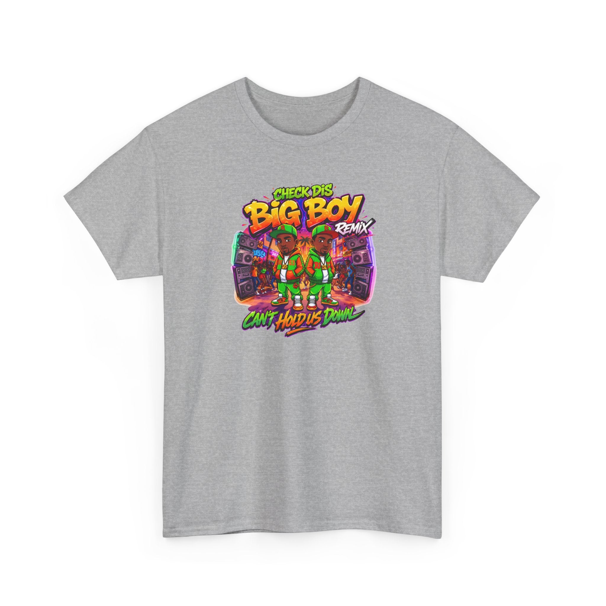 T-Shirt — " Check Dis Big Boy Remix" Retro Arcade Graphic Tee