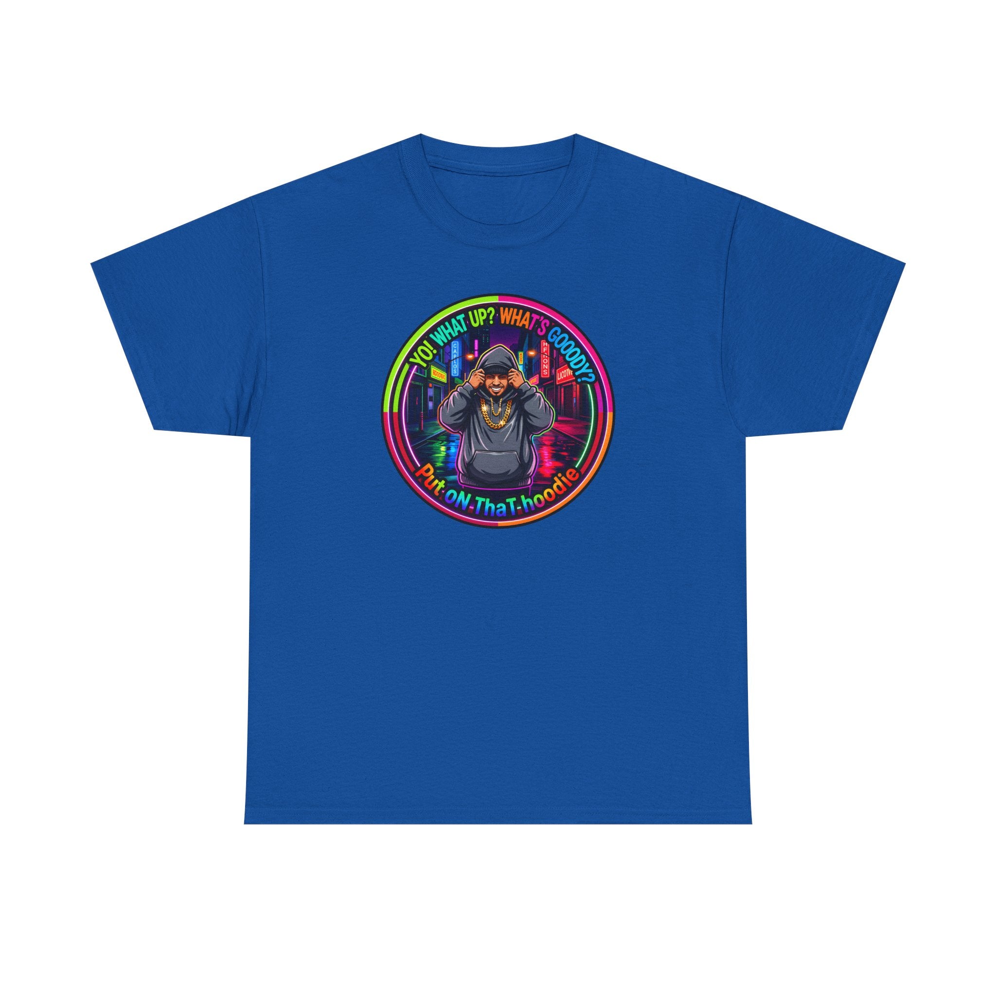 Men's T-Shirt Graphic- "Yo! What's up?  What's Goooody?"