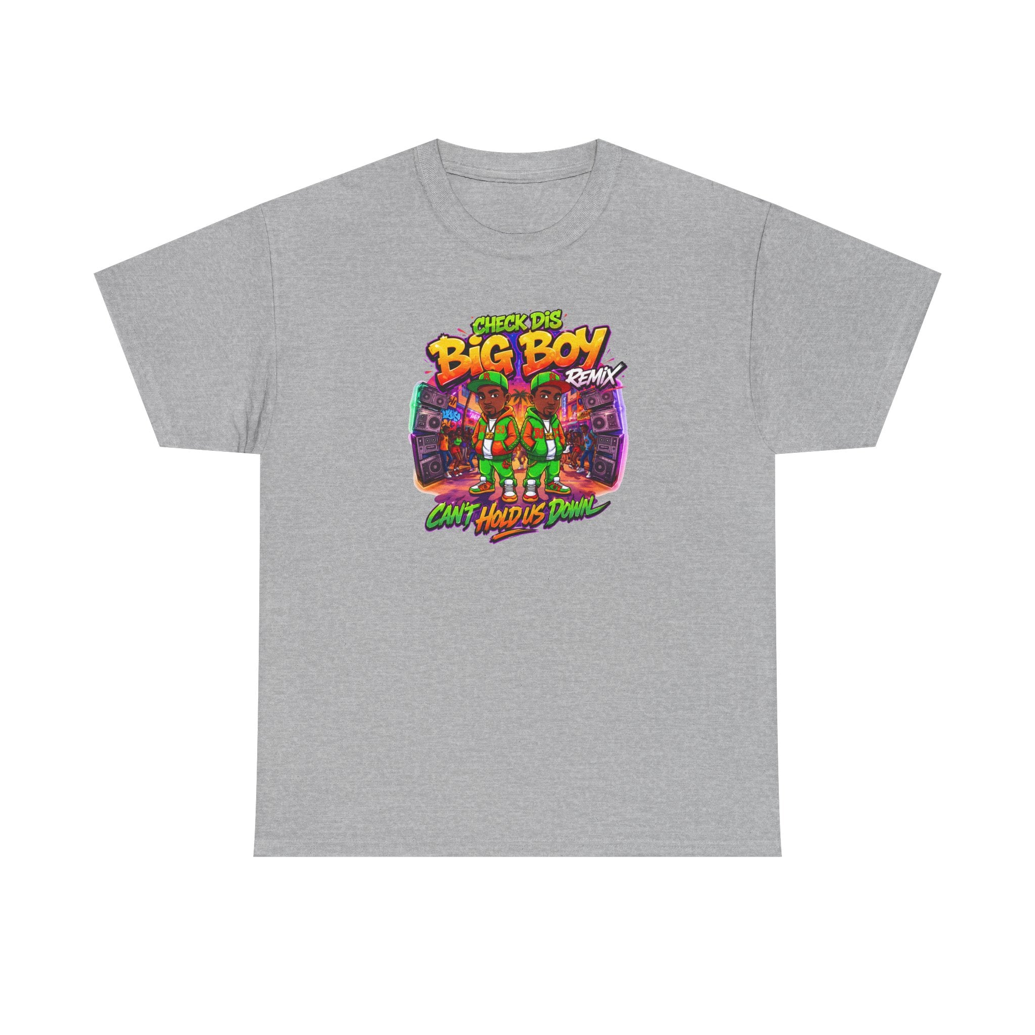 T-Shirt — " Check Dis Big Boy Remix" Retro Arcade Graphic Tee