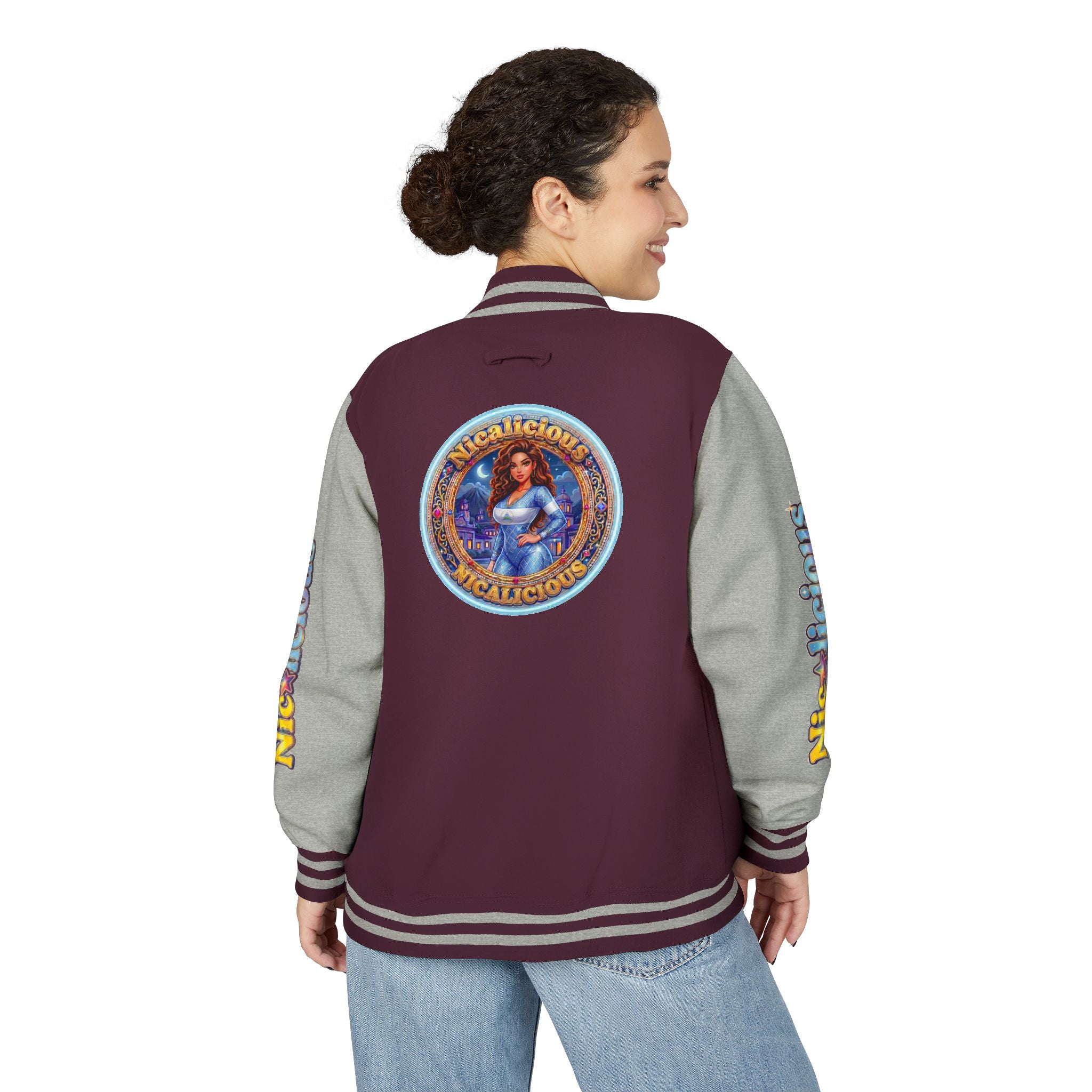 "Nicalicious" Letterman Jacket — Retro Varsity Jacket