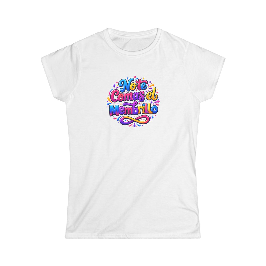 Women's Tee - 'No Te Comes el Mambo' Colorful Spanish Phrase Graphic