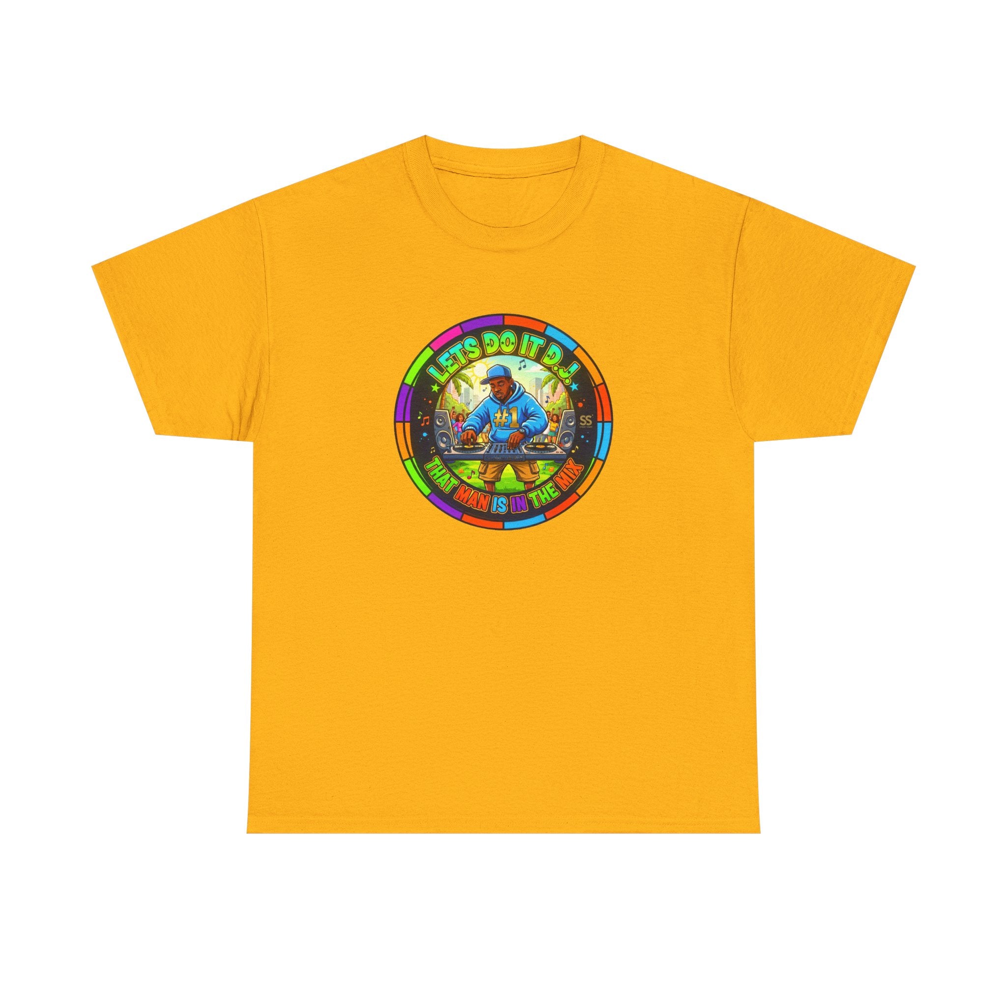 T-Shirt — "Let's Do It Dj!" Retro Camper Road Trip Graphic Tee