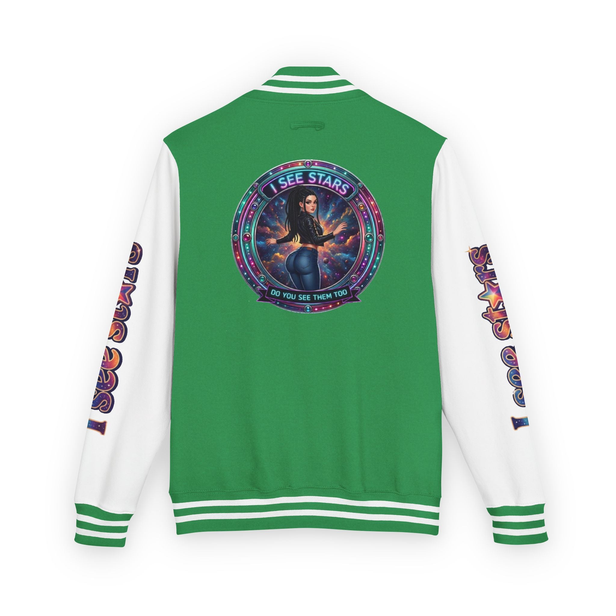 Heavyweight Letterman Jacket "I See Stars"