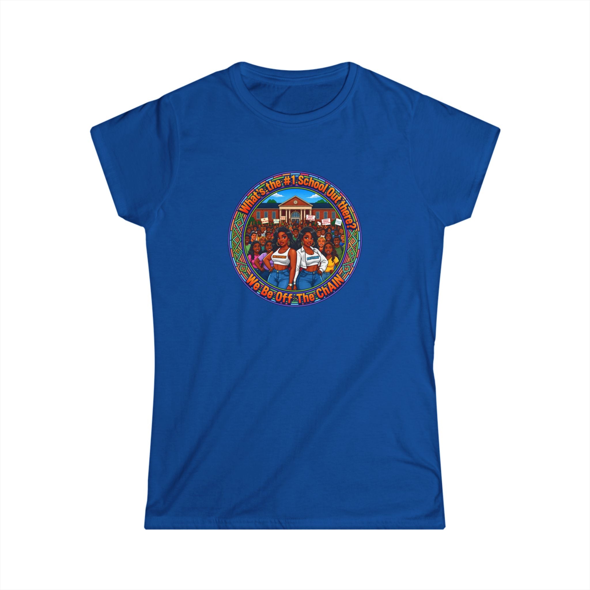 Women's Tee — Retro Graphic "What's The#1SchoolOutThere" Summer Vacation Shirt