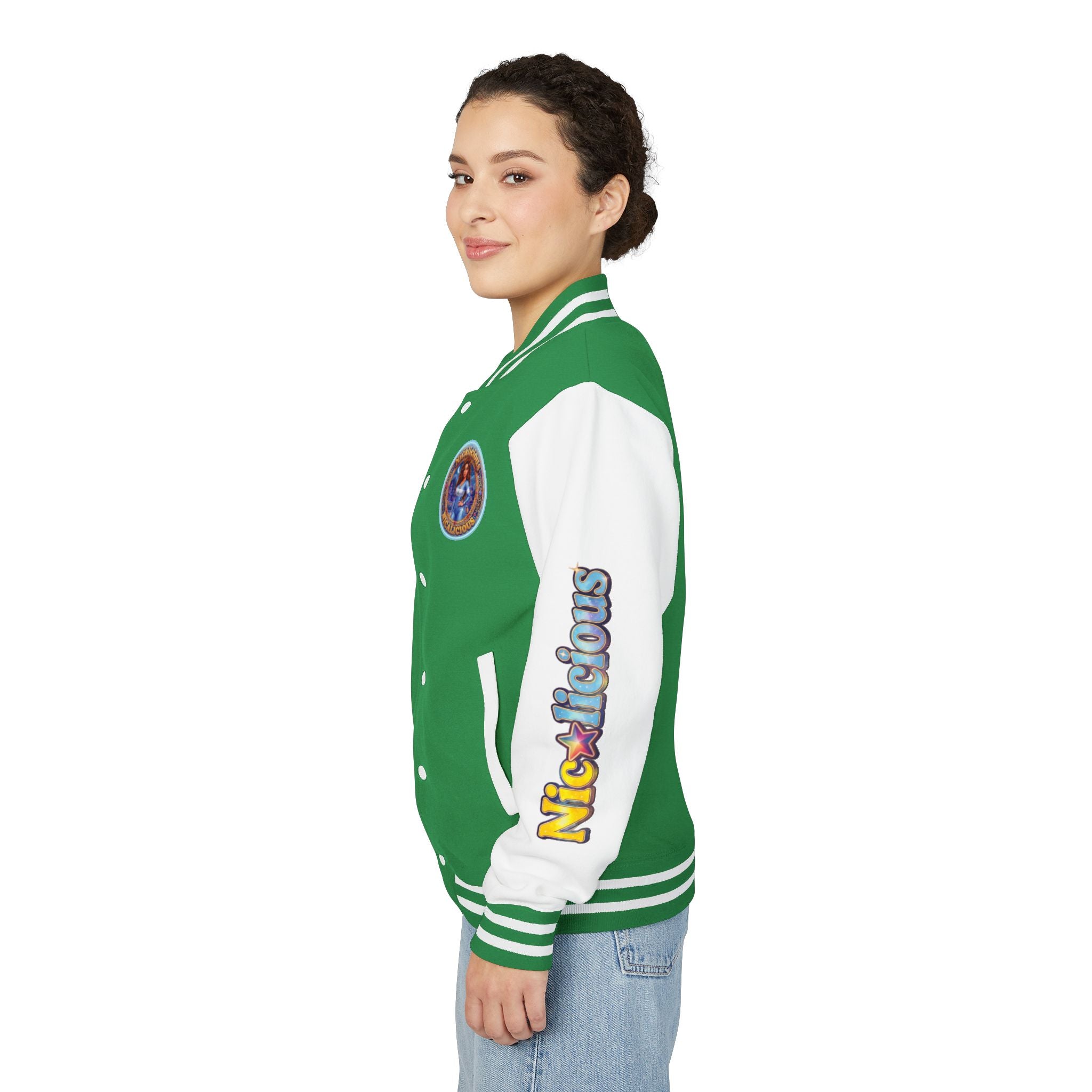 "Nicalicious" Letterman Jacket — Retro Varsity Jacket
