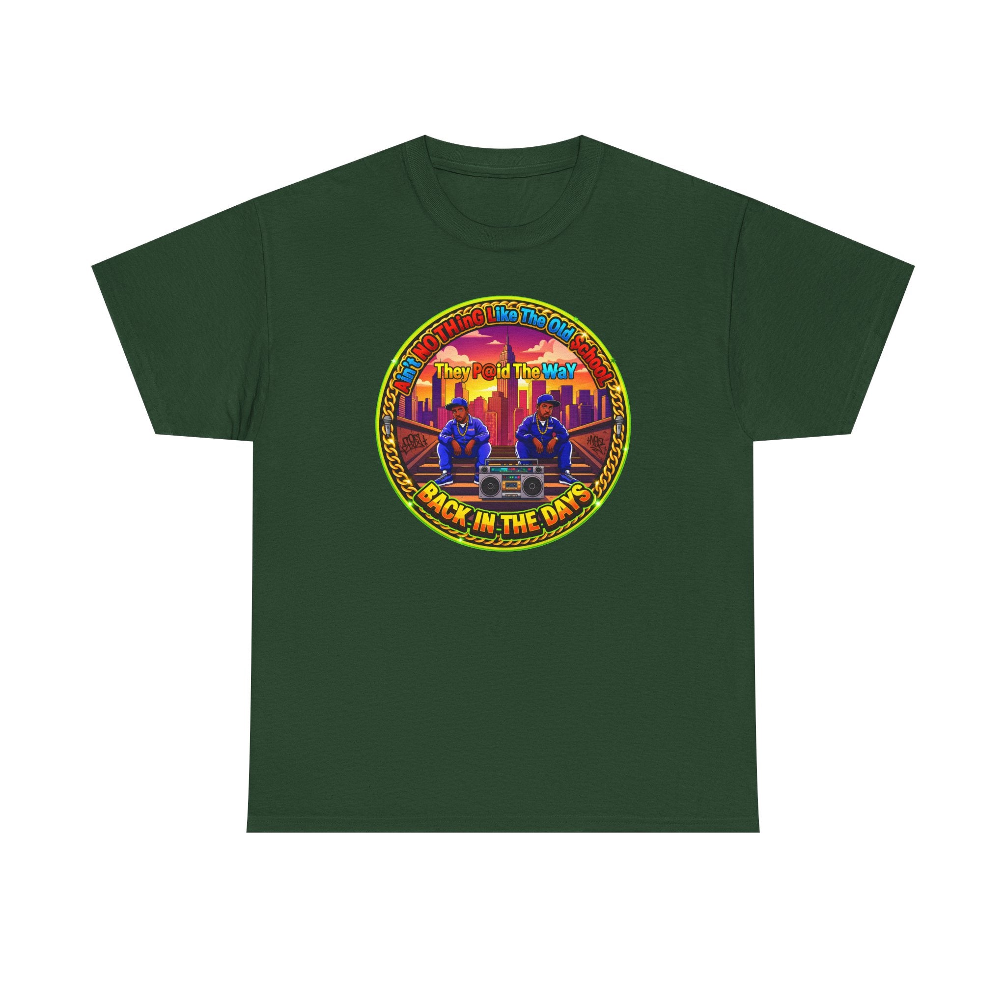 T-Shirt — Retro Sunset 'Aint No Thing Like The Old School' Graphic Tee