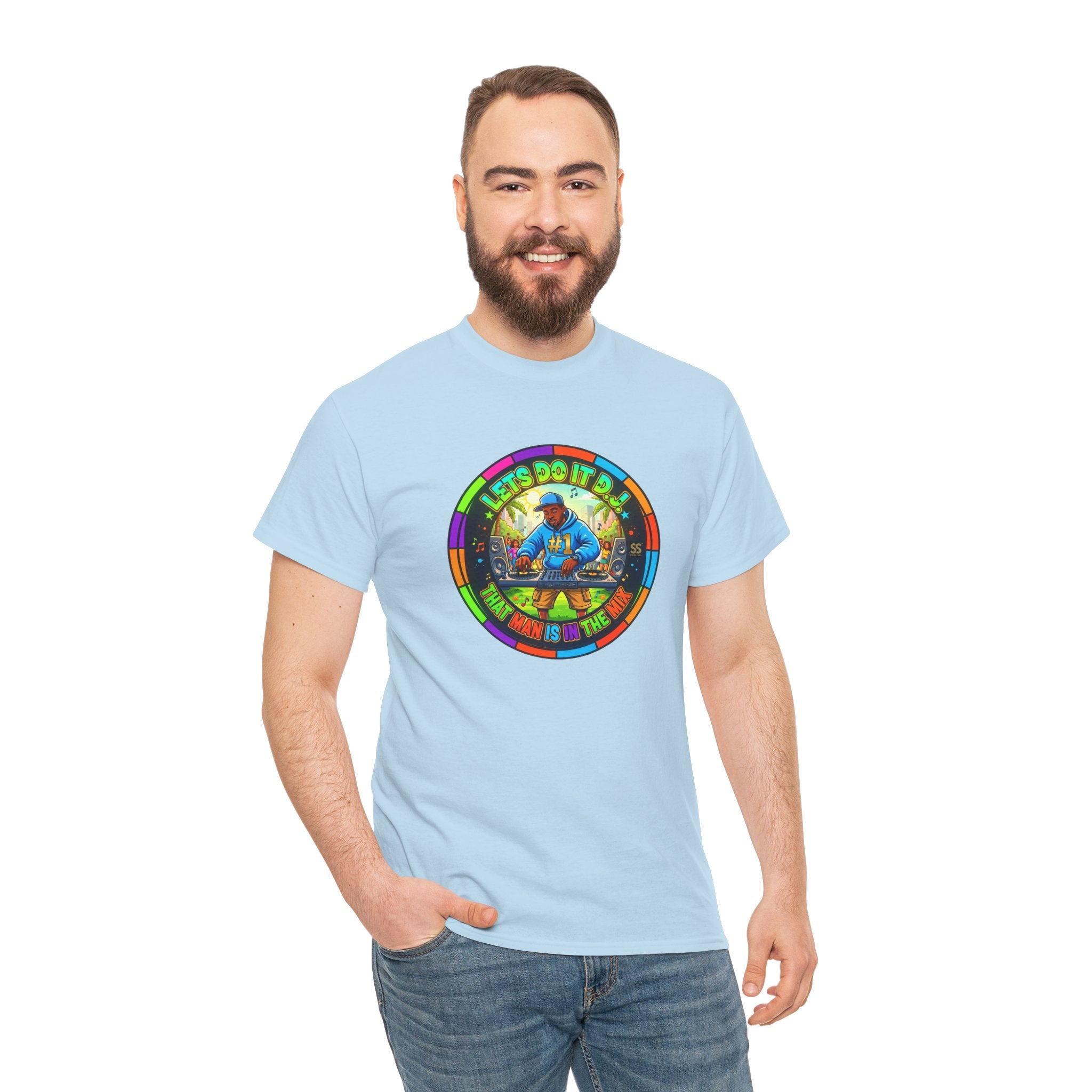T-Shirt — "Let's Do It Dj!" Retro Camper Road Trip Graphic Tee
