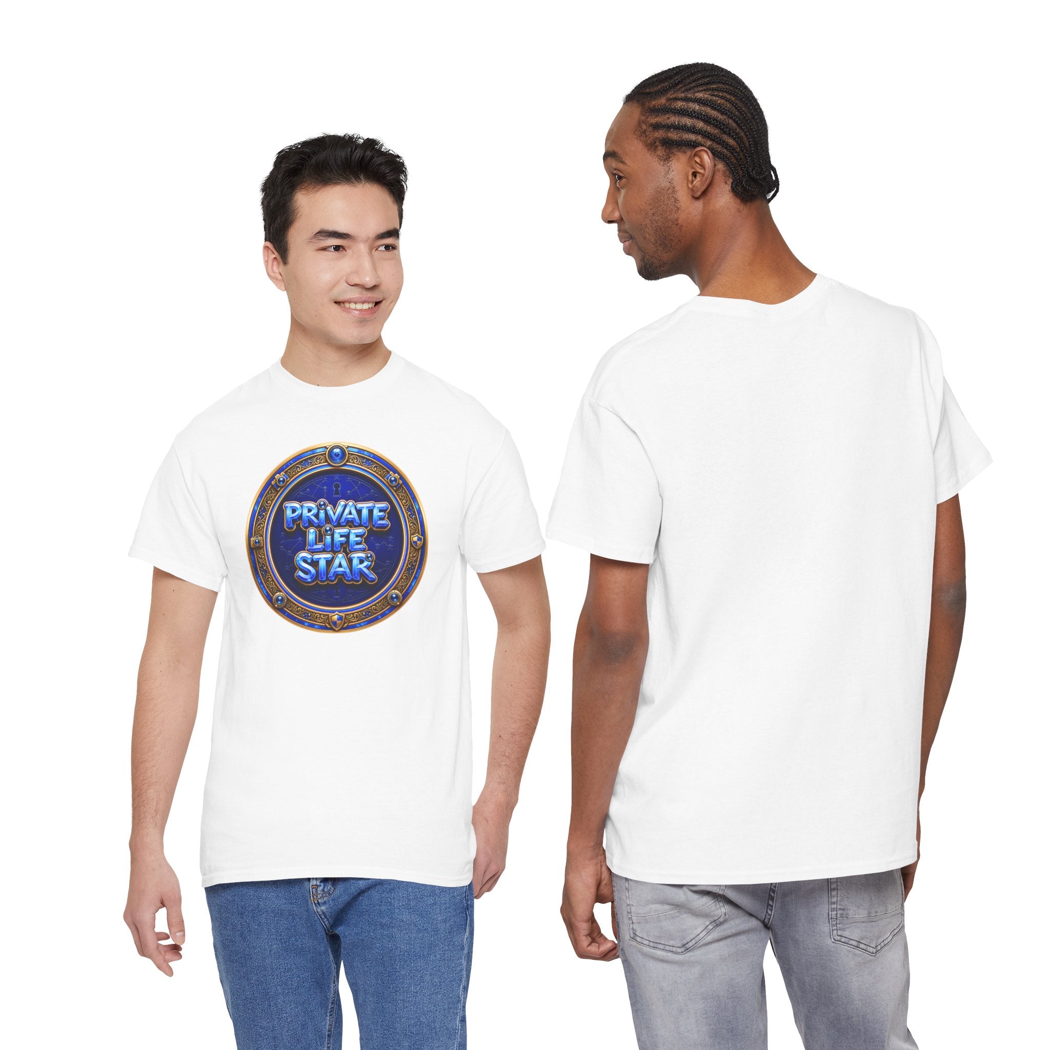 "Private Life Star" T-Shirt — Retro Badge Graphic Tee