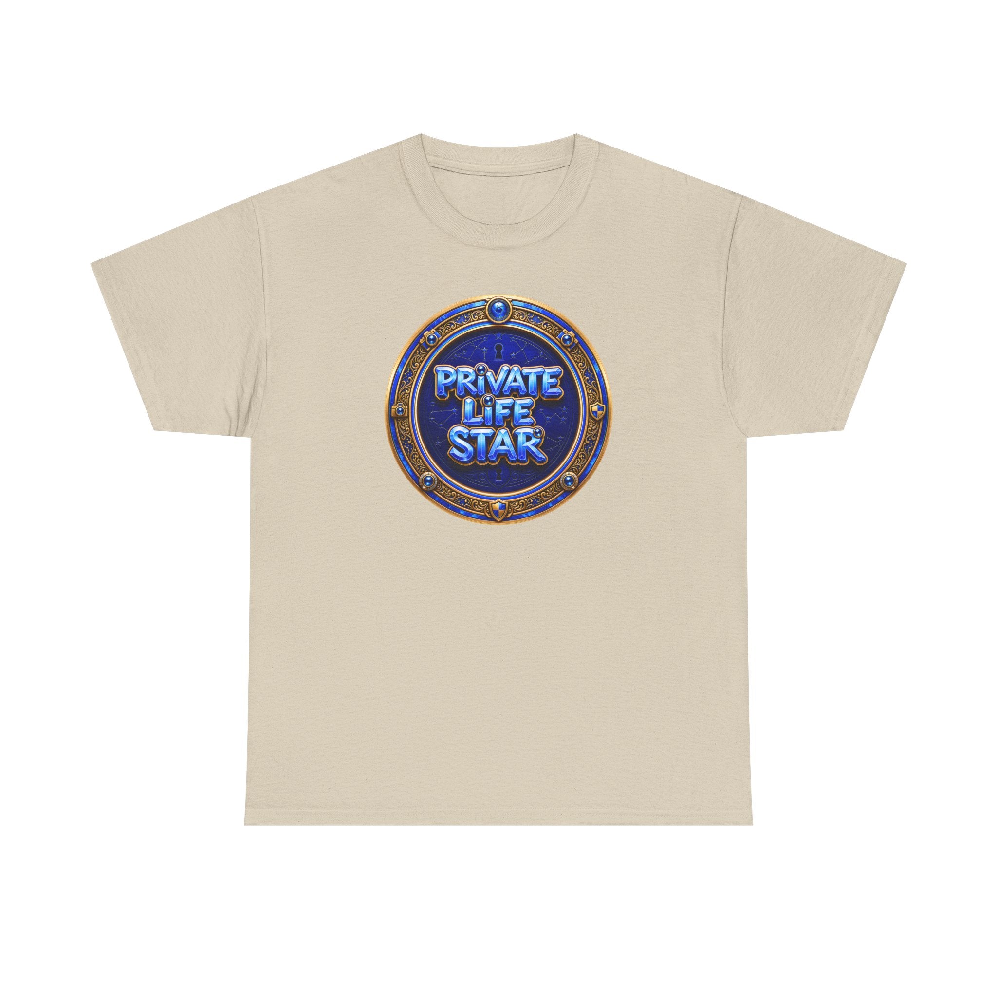 "Private Life Star" T-Shirt — Retro Badge Graphic Tee