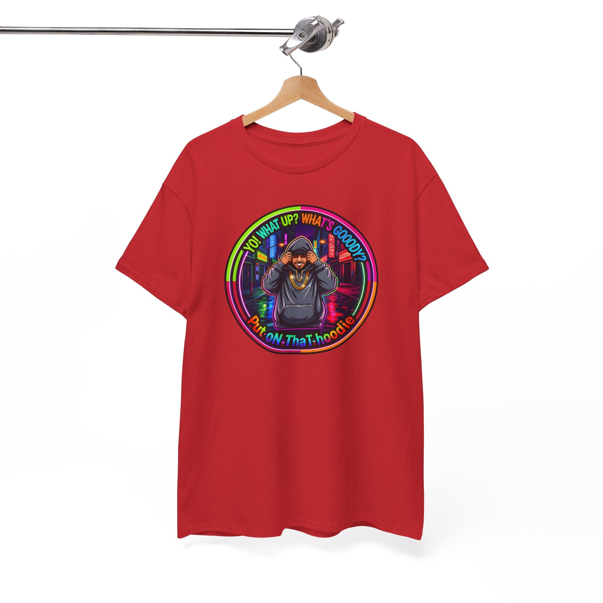 Men's T-Shirt Graphic- "Yo! What's up?  What's Goooody?"