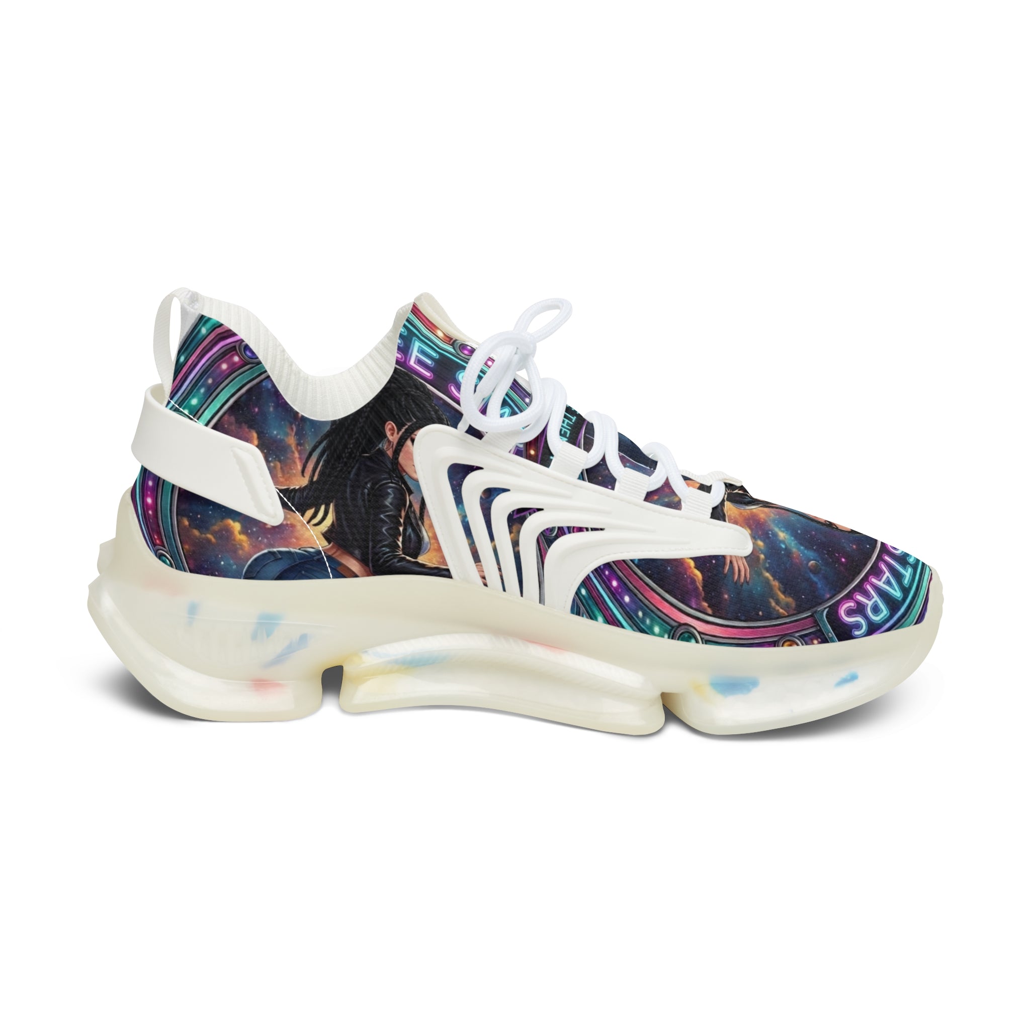 Women's Mesh Sneakers — Galaxy 'I See Stars' Athletic Shoes