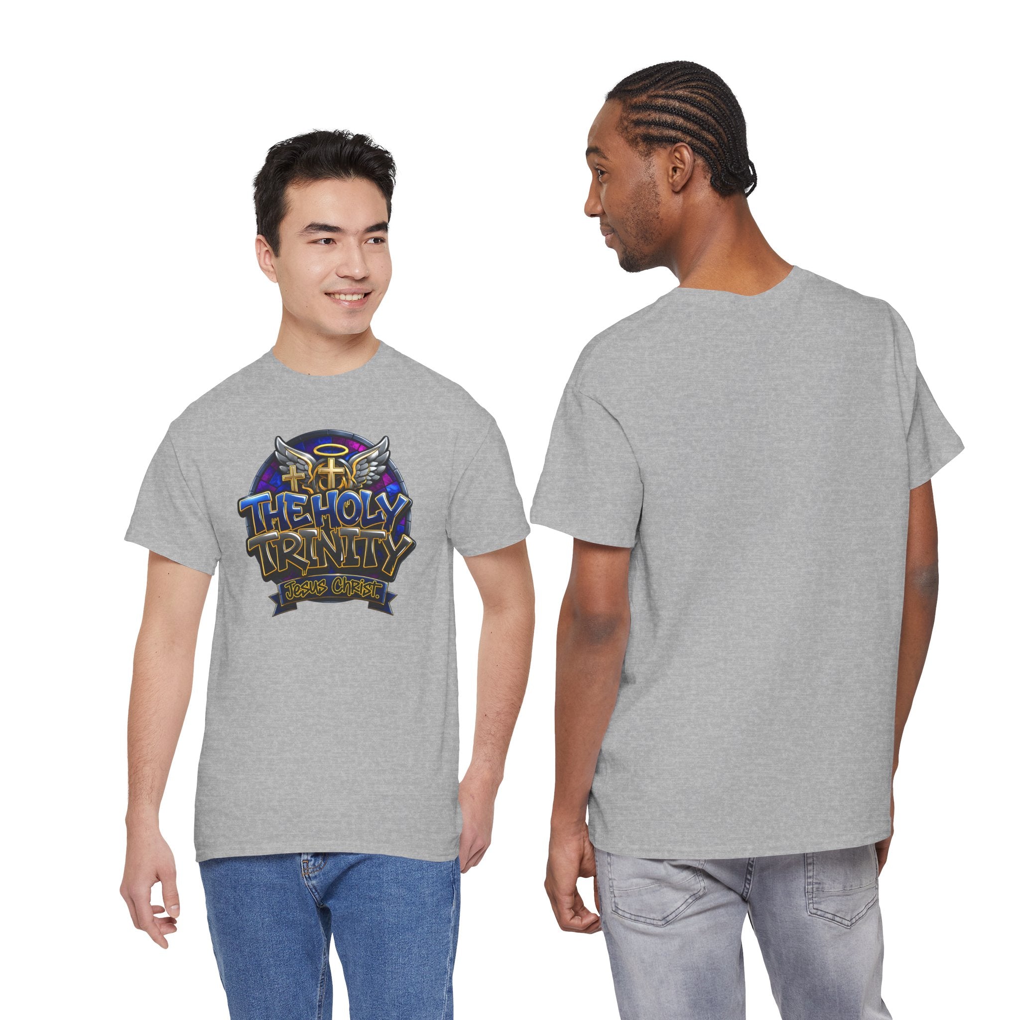 The Holy Trinity Tee — Christian Faith Graphic T-Shirt