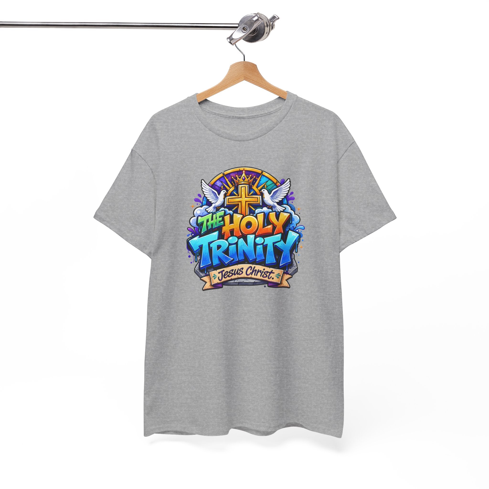 Christian Tee - "The Holy Trinity" Church Youth Graphic T-Shirt