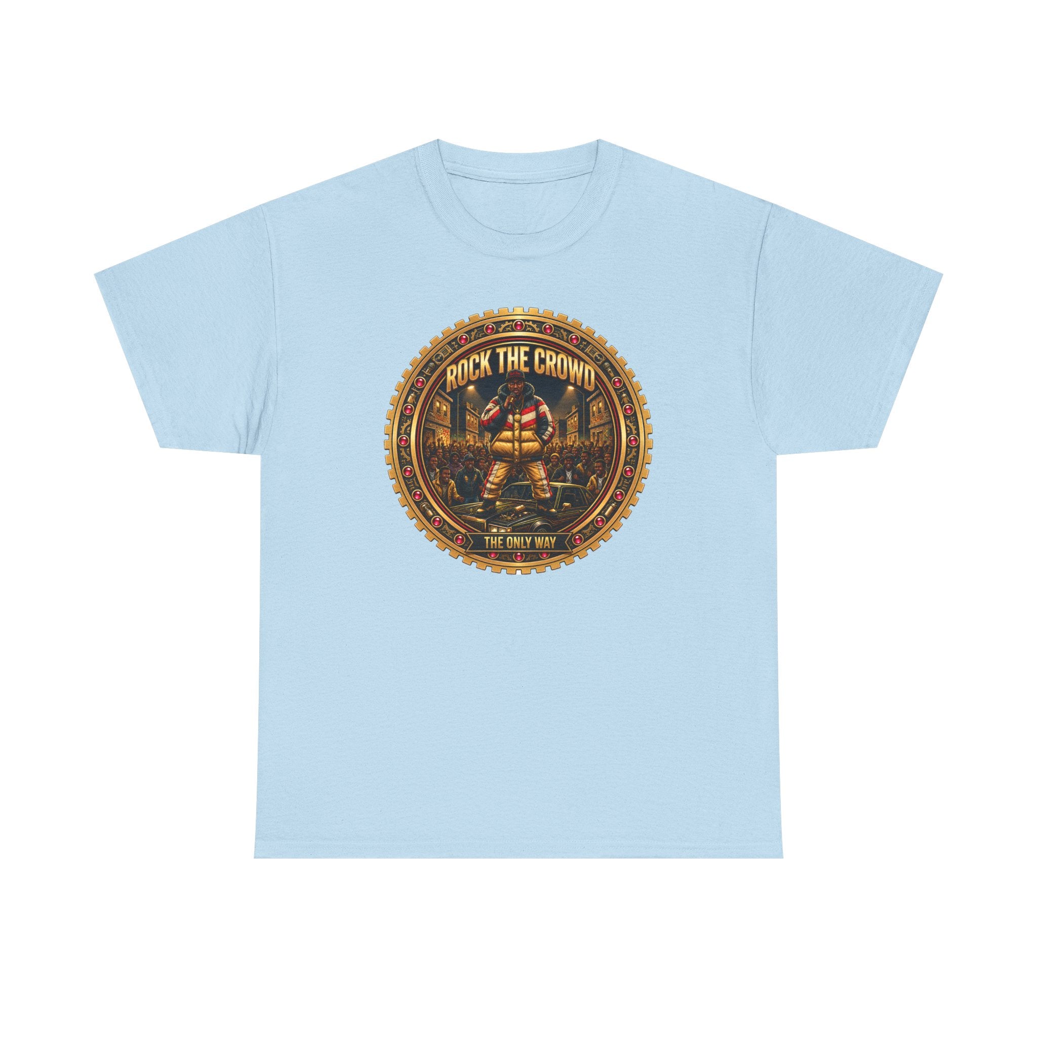 "Rock the Crowd" Tee — Vintage Concert Graphic Shirt