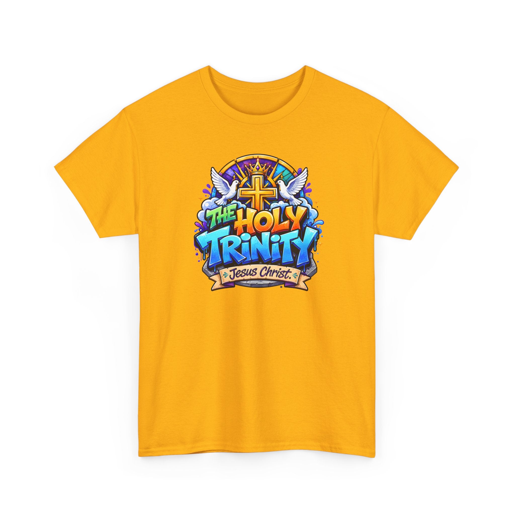 Christian Tee - "The Holy Trinity" Church Youth Graphic T-Shirt