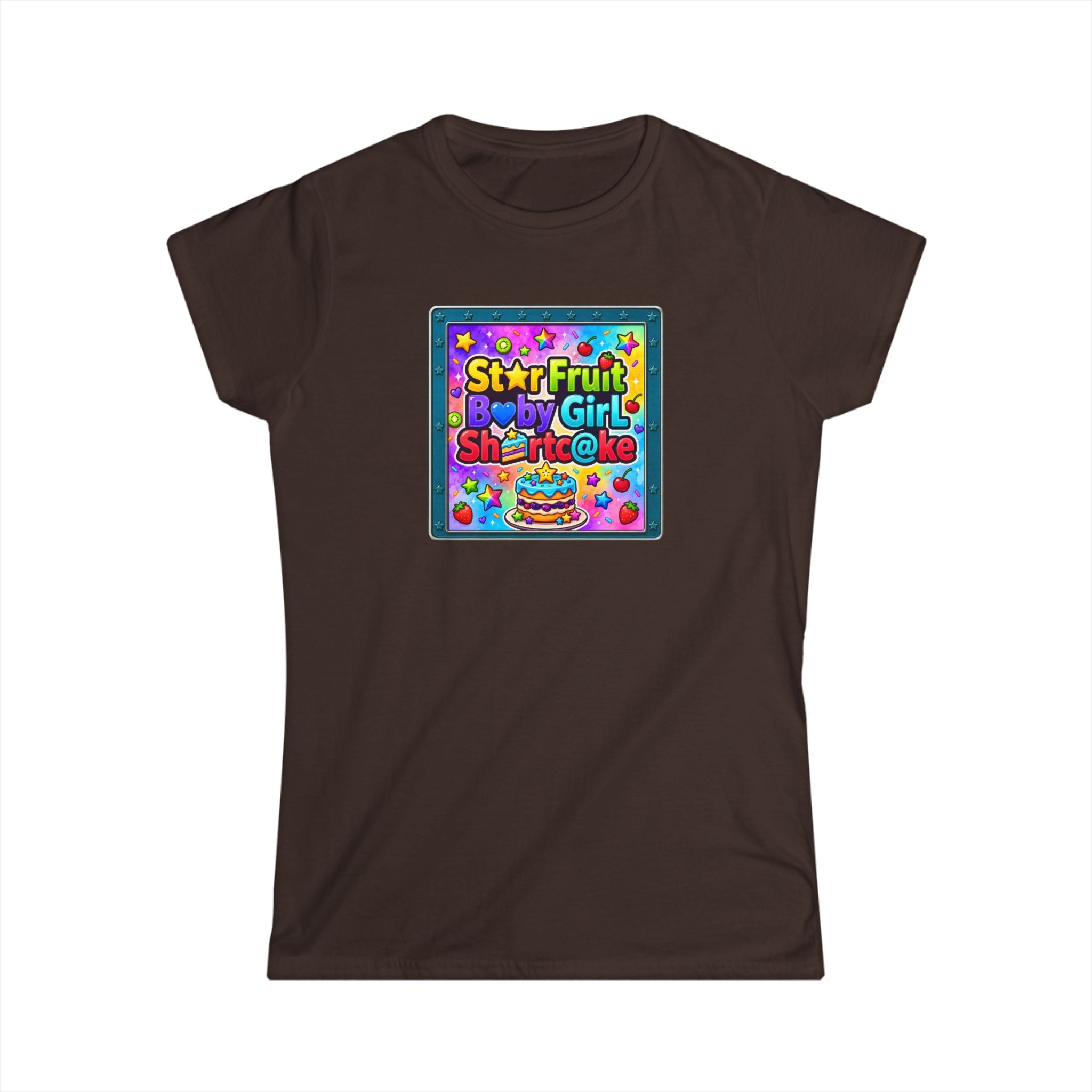 "Star Fruit Baby Girl" Tee — Colorful Starfruit Graphic T-Shirt