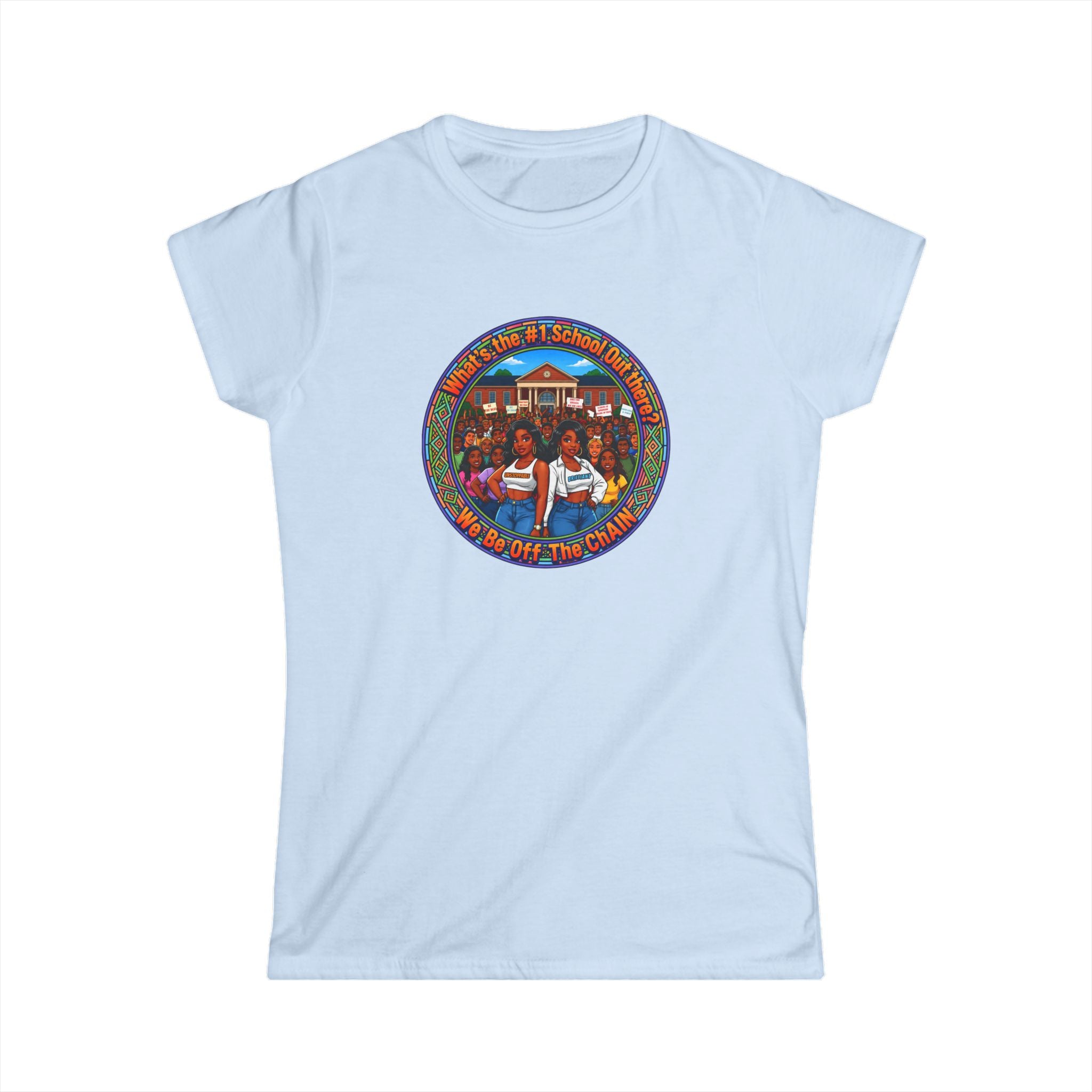 Women's Tee — Retro Graphic "What's The#1SchoolOutThere" Summer Vacation Shirt