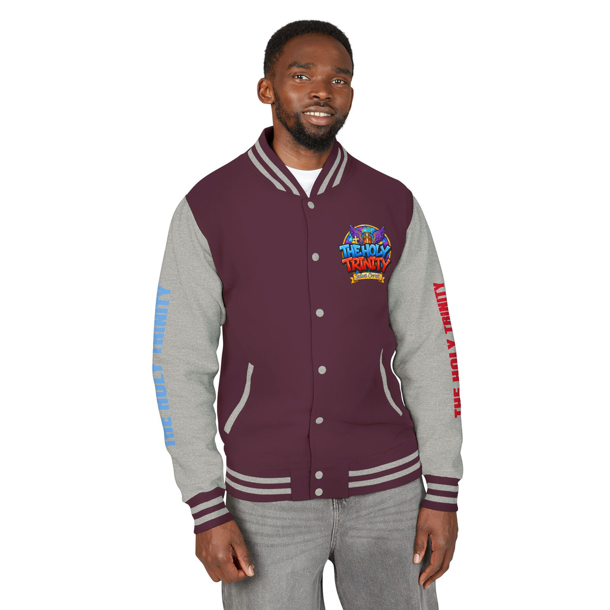 Letterman Jacket — "The Holy Trinity" Christian Varsity Jacket