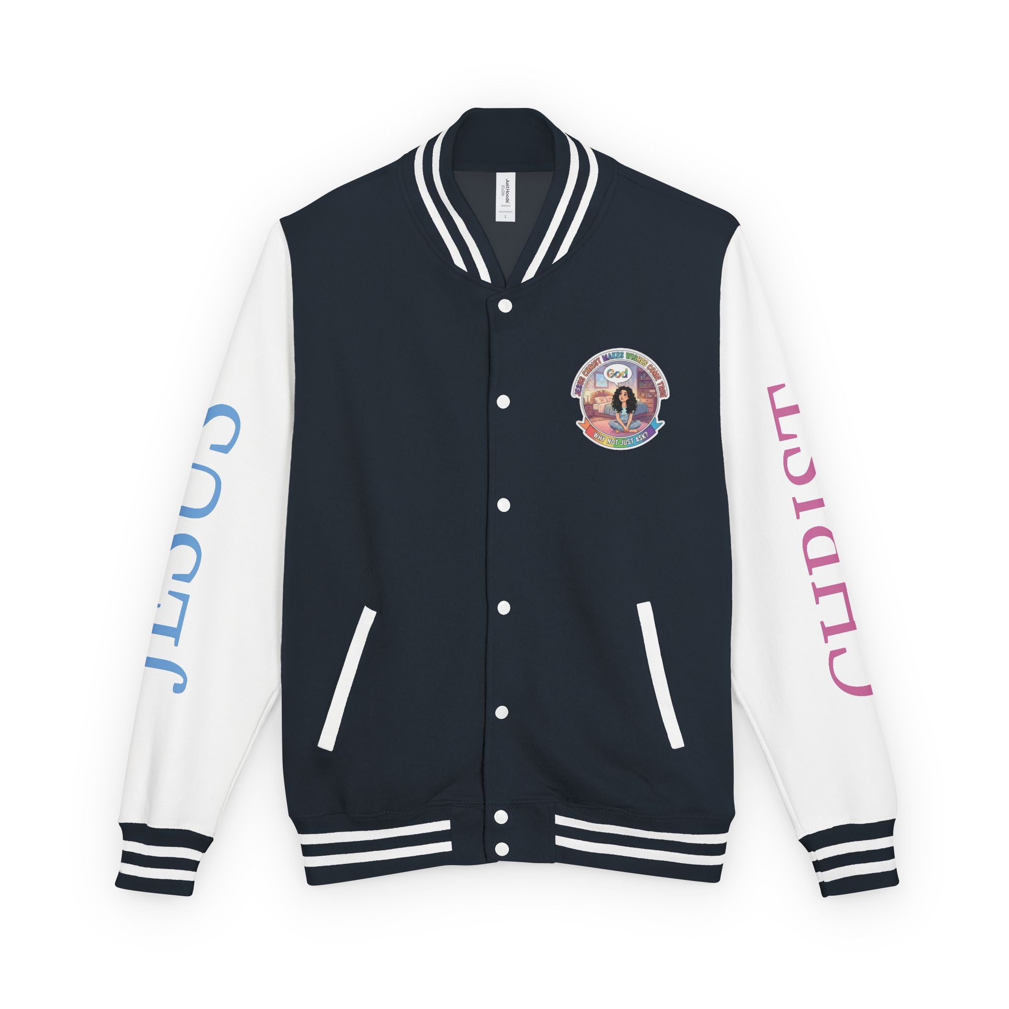 Spiritual Soul Seeker – "Why not just ask"  — Retro Gamer Club Varsity Jacket