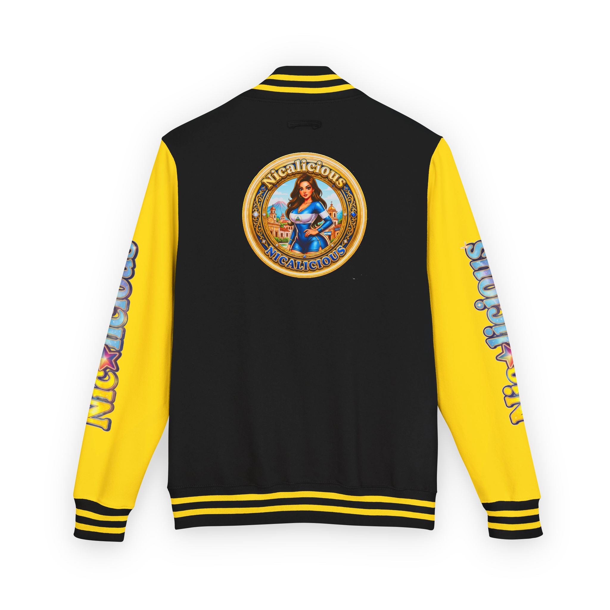 Letterman Jacket — 'Nicalicious' Retro Varsity Bomber