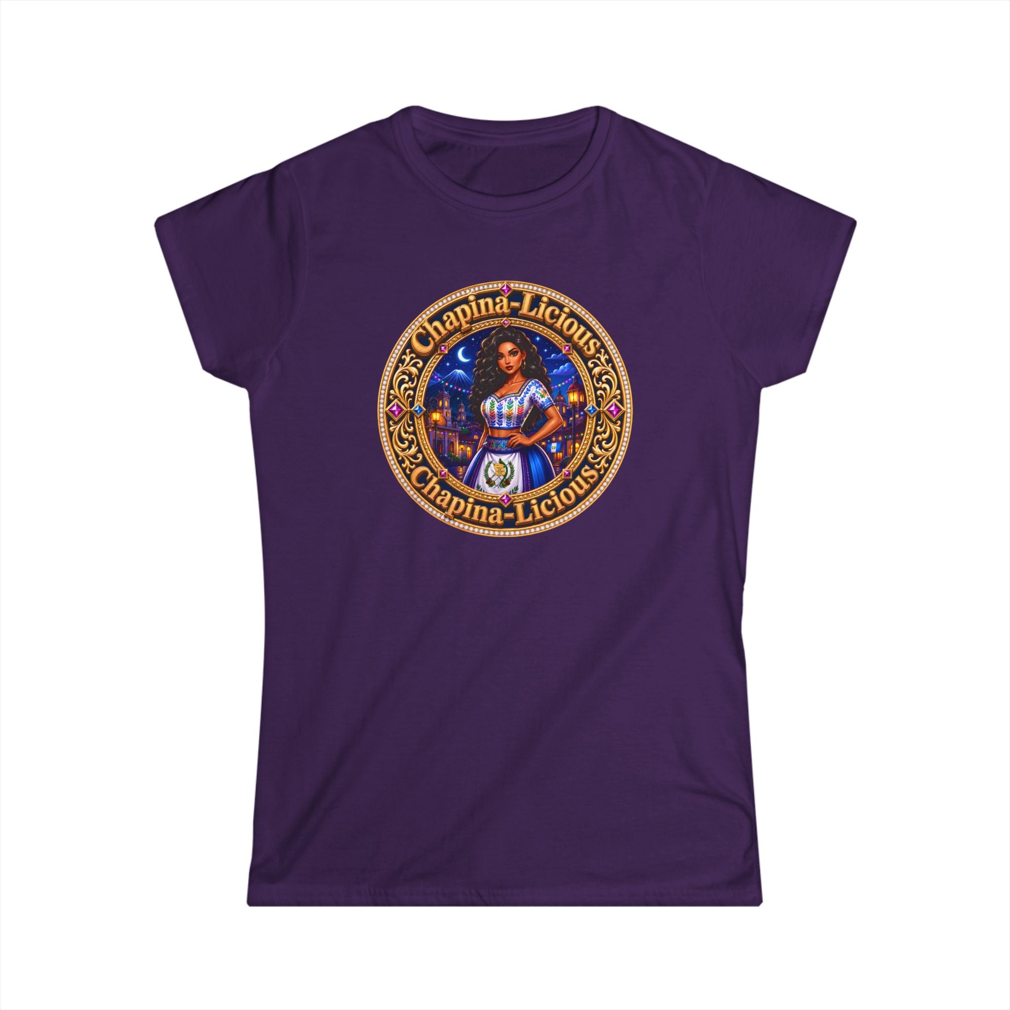 Vintage "Chapina-Licious" Graphic Tee — Retro Latin Heritage Women's Shirt