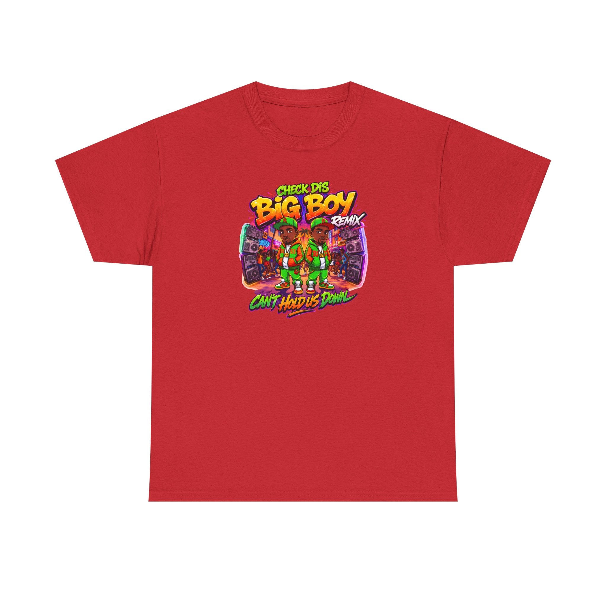 T-Shirt — " Check Dis Big Boy Remix" Retro Arcade Graphic Tee