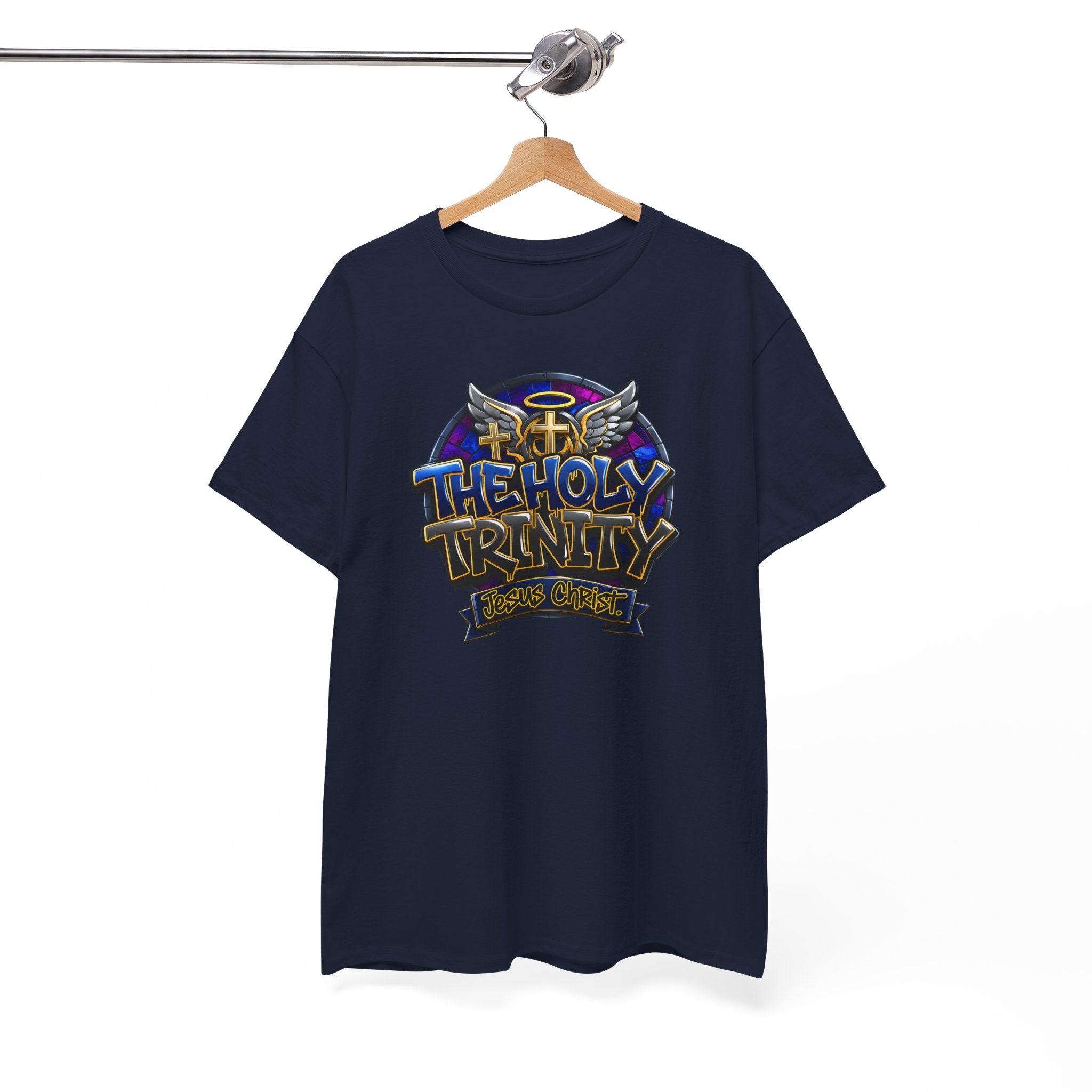 The Holy Trinity Tee — Christian Faith Graphic T-Shirt