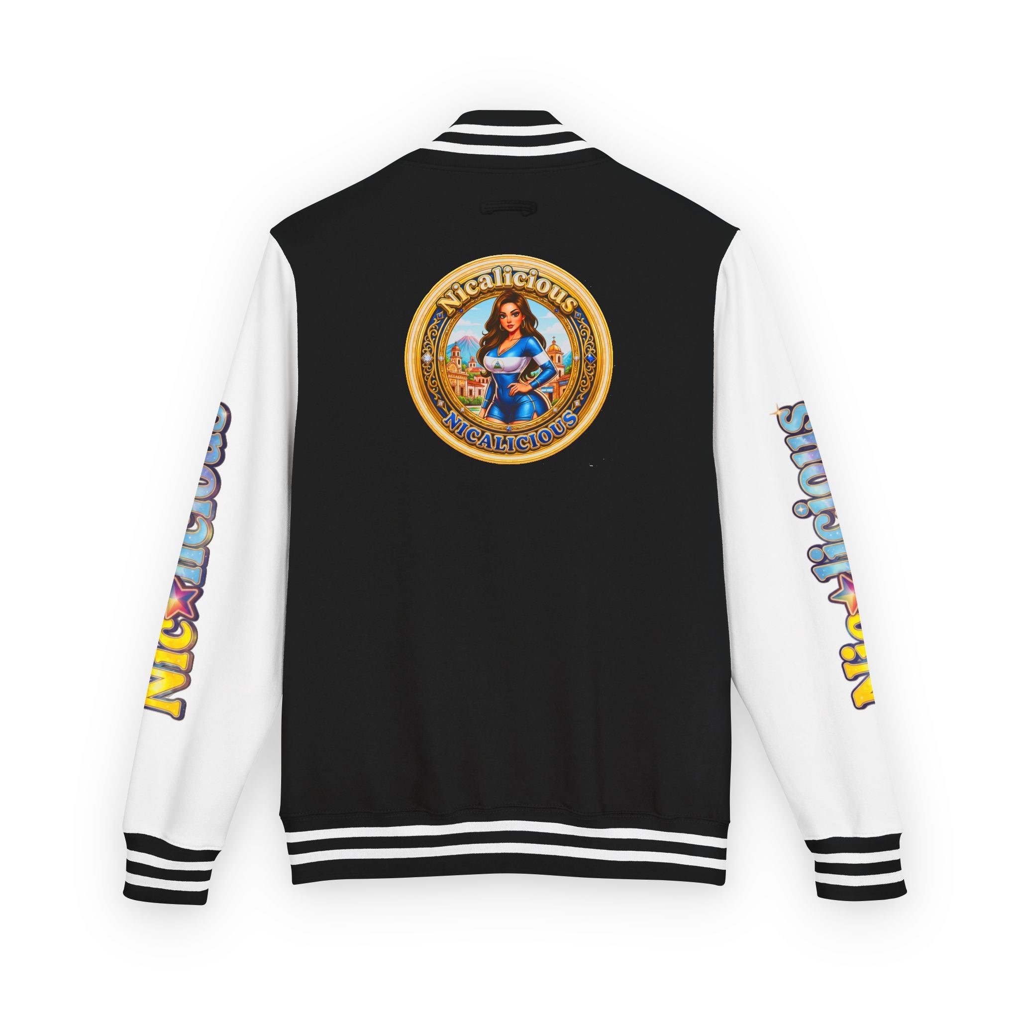 Letterman Jacket — 'Nicalicious' Retro Varsity Bomber