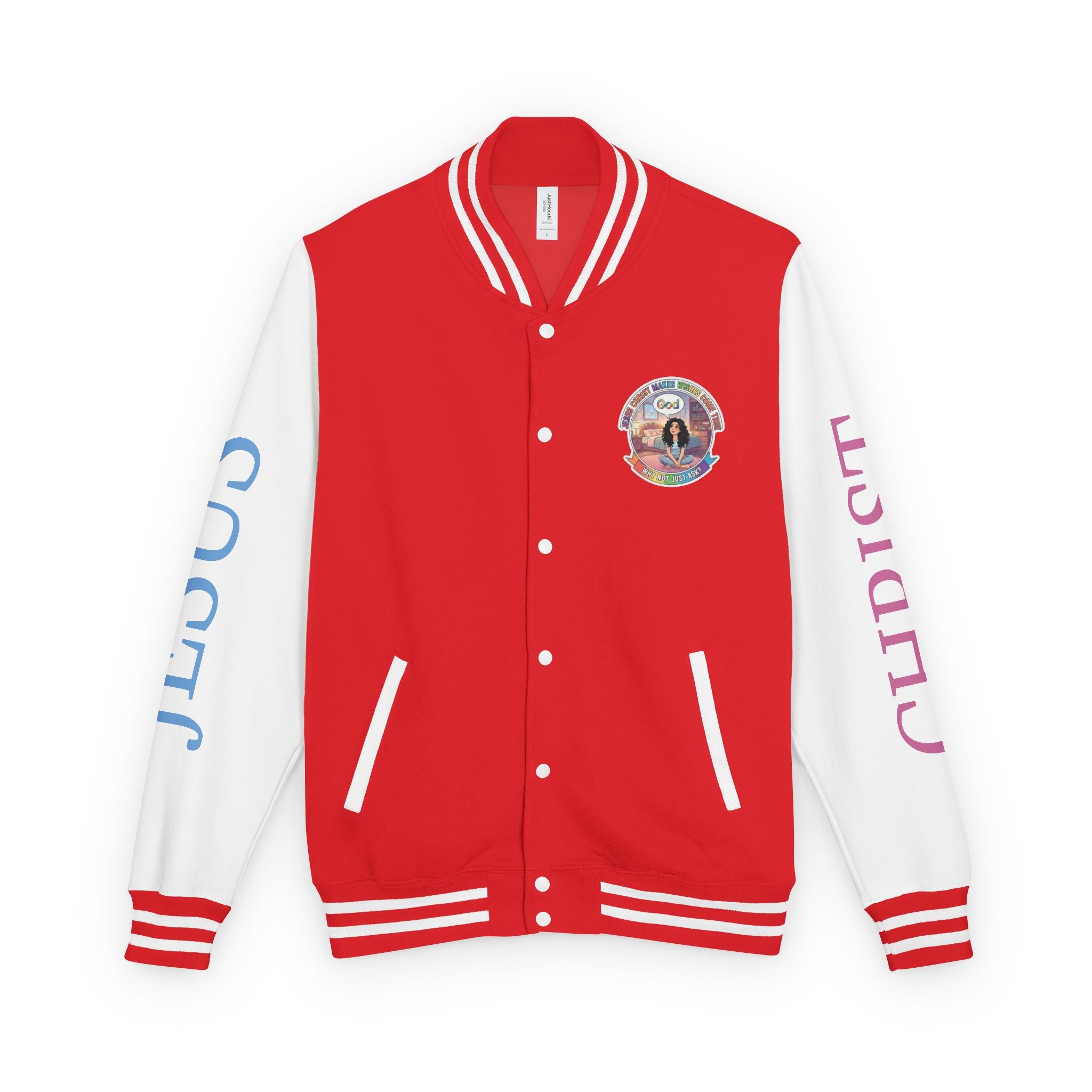 Spiritual Soul Seeker – "Why not just ask"  — Retro Gamer Club Varsity Jacket