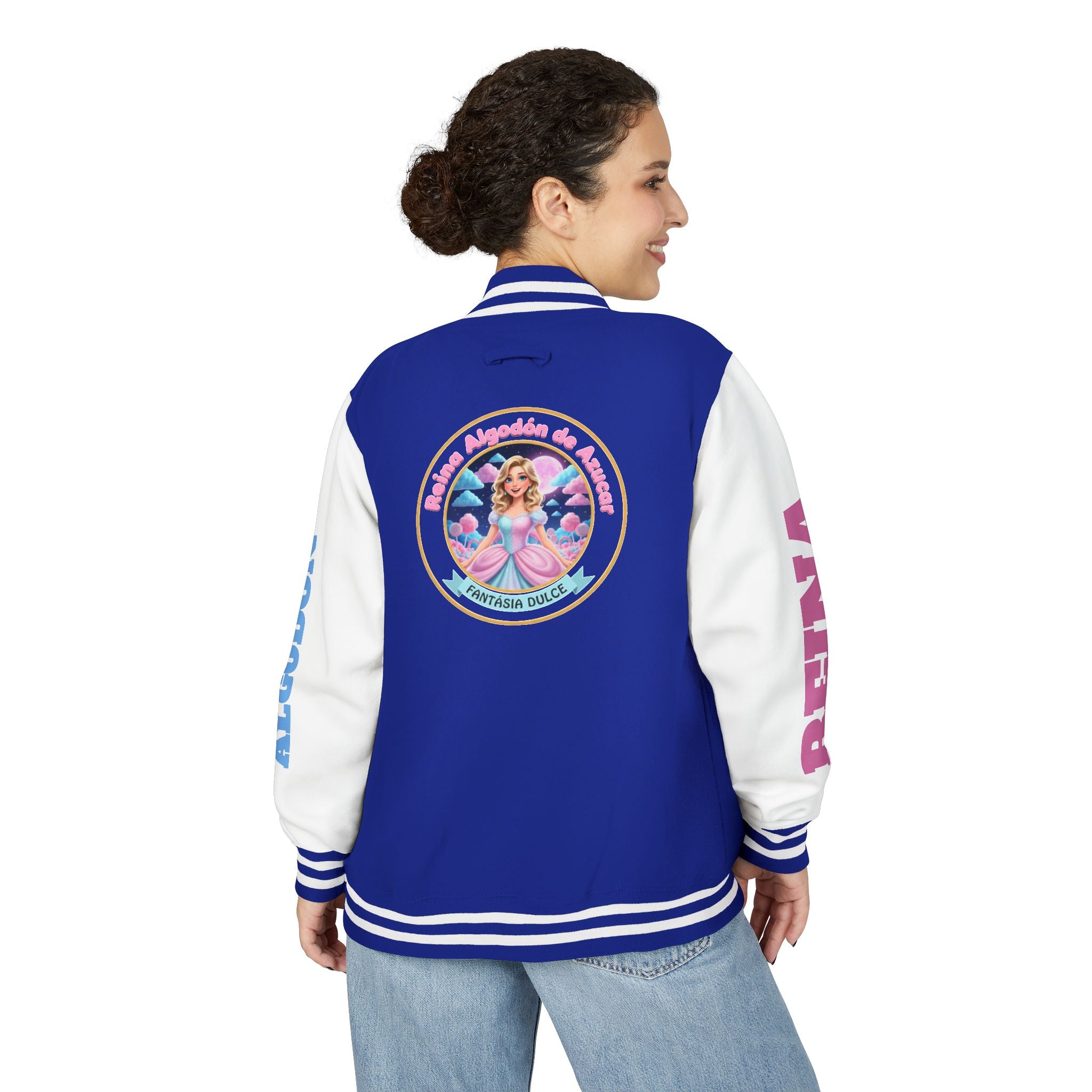 Letterman Jacket — "Reina Algodón de Azucar"-  Circle Logo