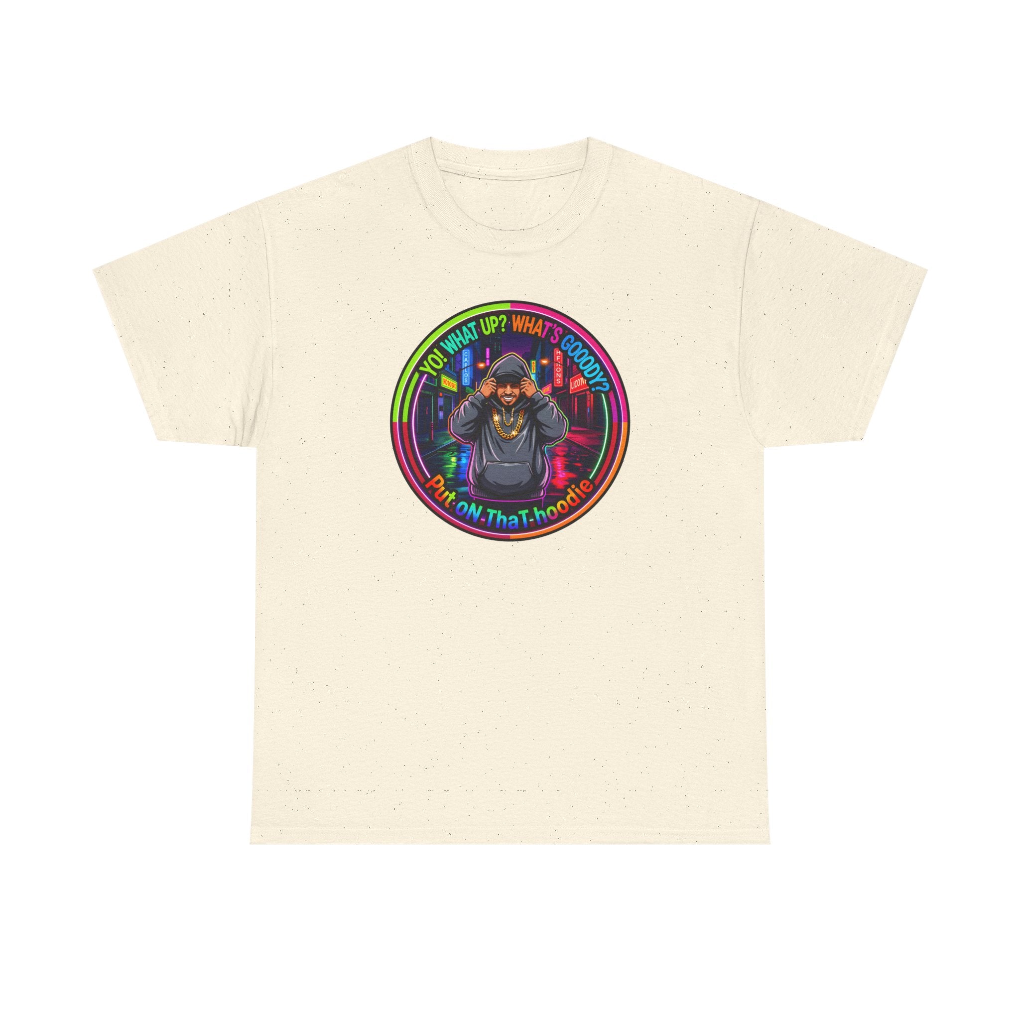 Men's T-Shirt Graphic- "Yo! What's up?  What's Goooody?"
