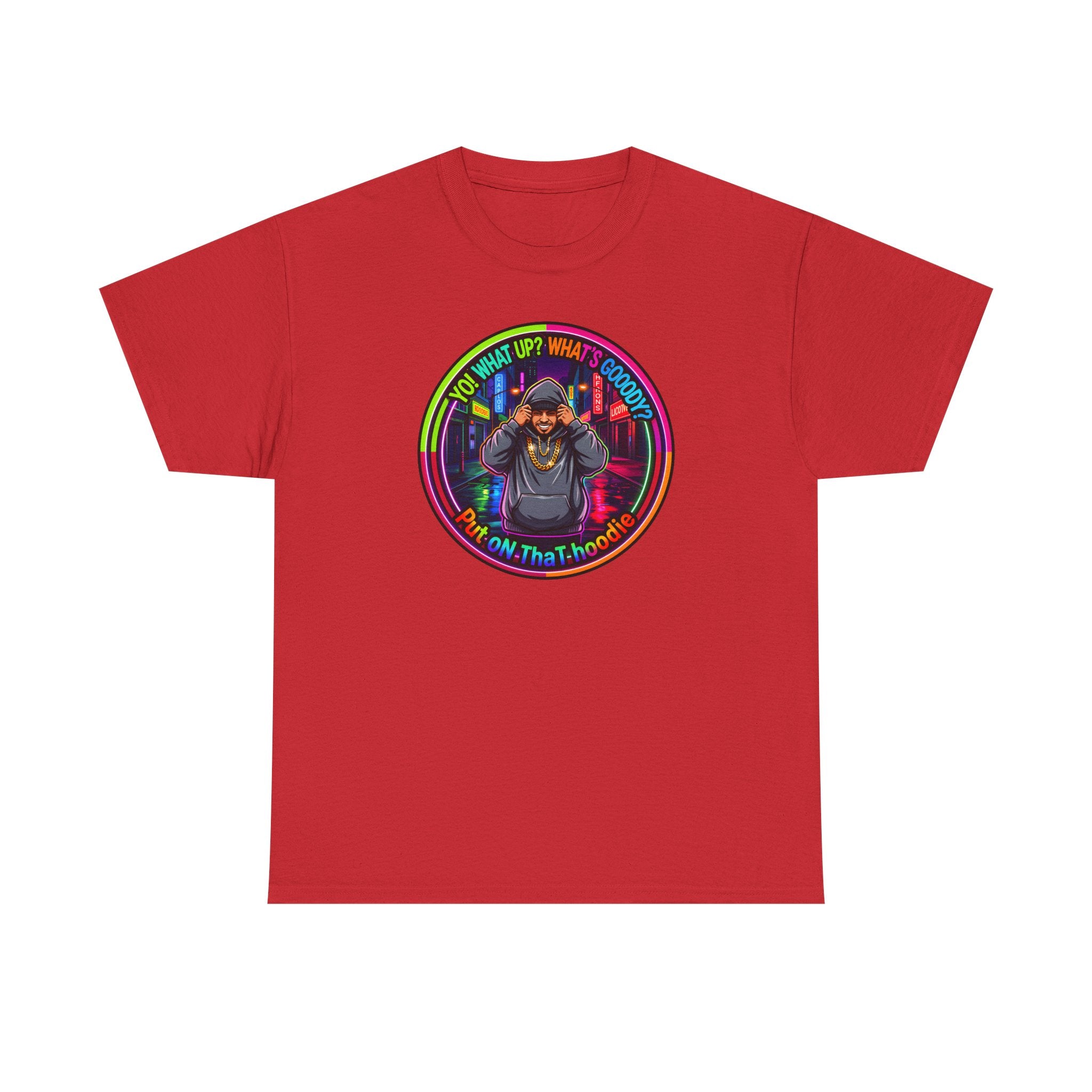Men's T-Shirt Graphic- "Yo! What's up?  What's Goooody?"
