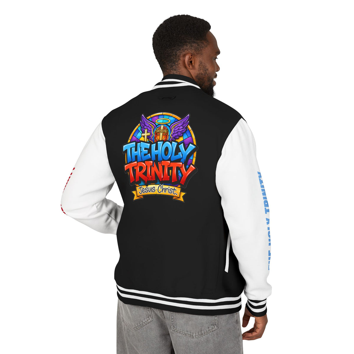 Letterman Jacket — "The Holy Trinity" Christian Varsity Jacket