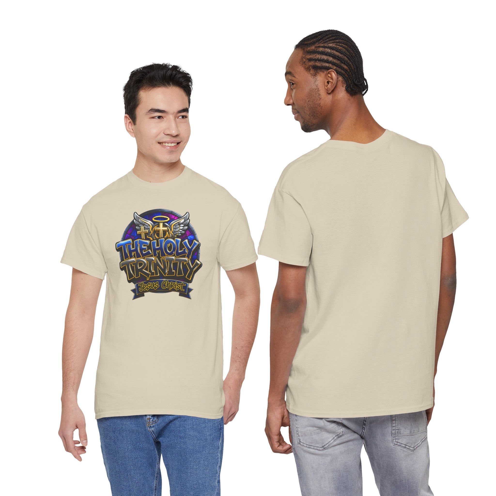 The Holy Trinity Tee — Christian Faith Graphic T-Shirt