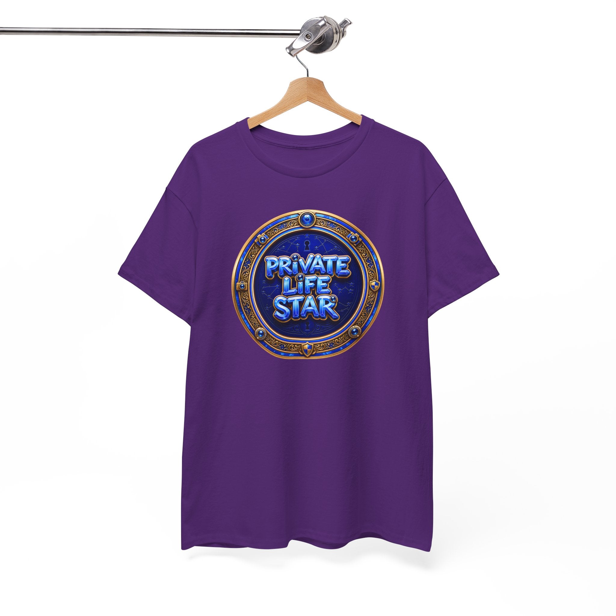 "Private Life Star" T-Shirt — Retro Badge Graphic Tee