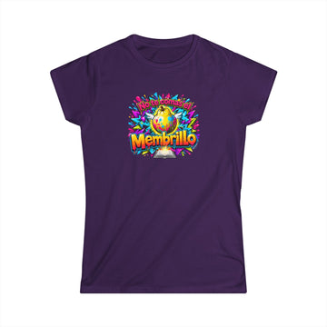 T-Shirt — Colorful "No Te Comas El Membrillo" Graphic Tee (Vibrant Fruit Art)