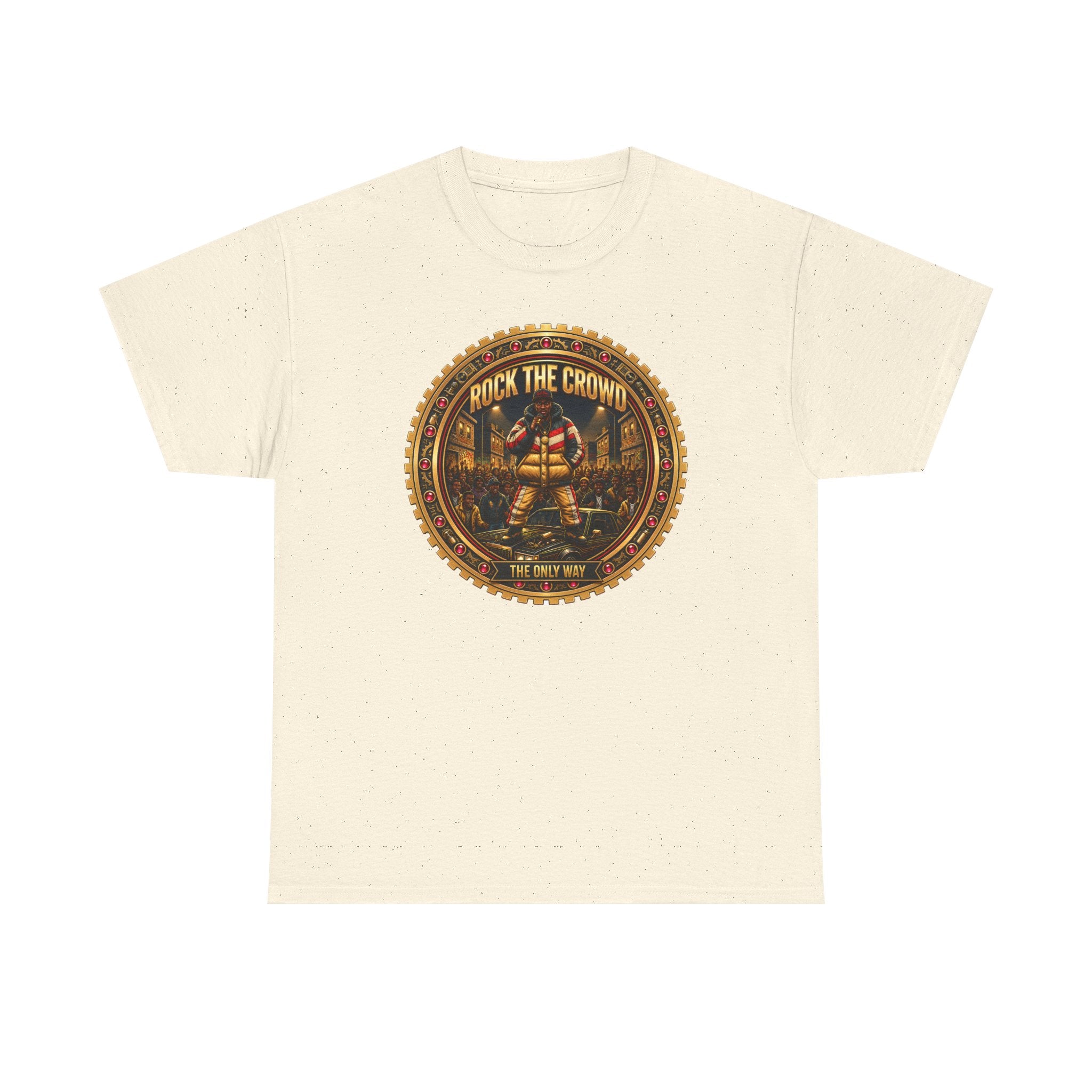 "Rock the Crowd" Tee — Vintage Concert Graphic Shirt