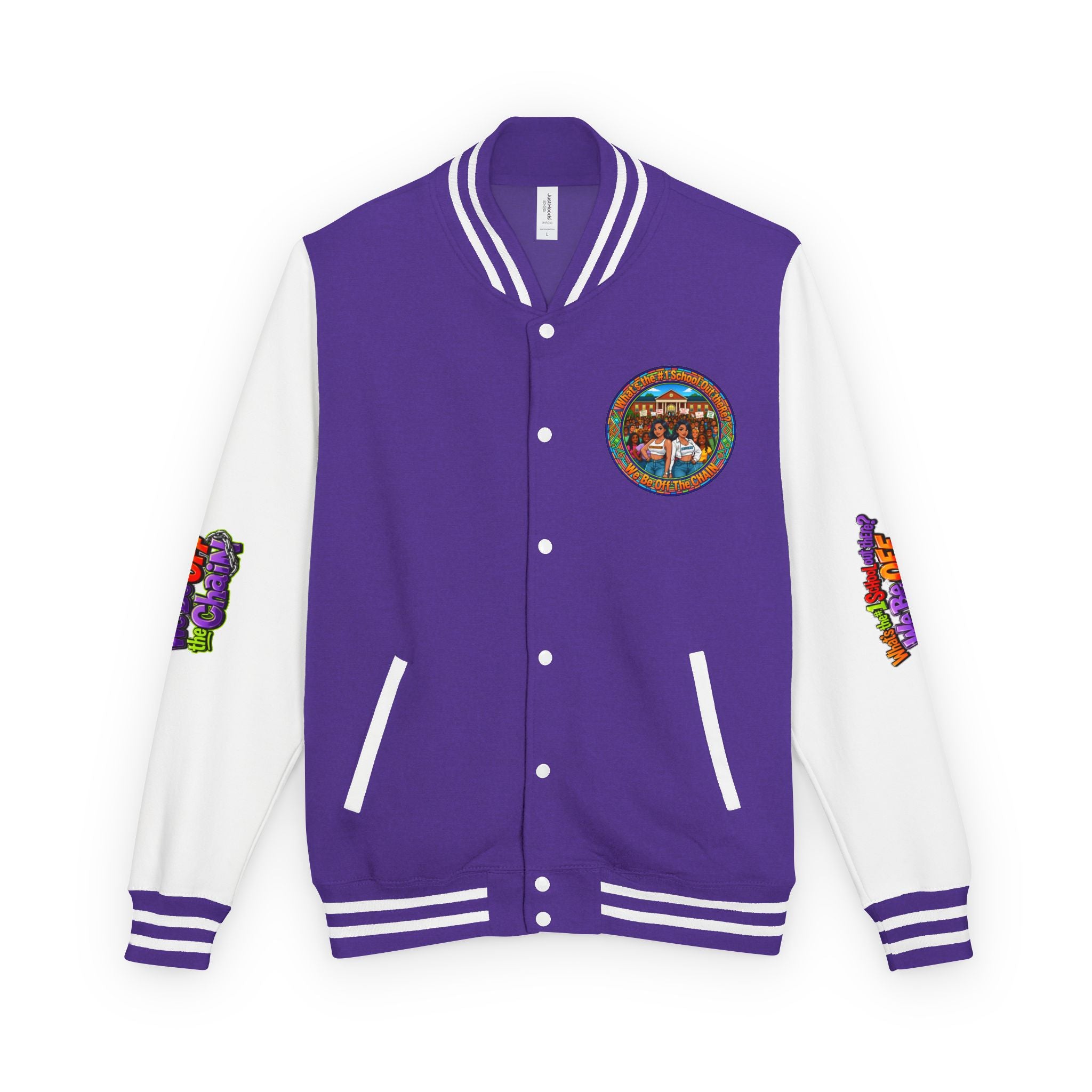 Letterman Jacket — Retro High School Crew Design (We’ll Be Off the Chain)
