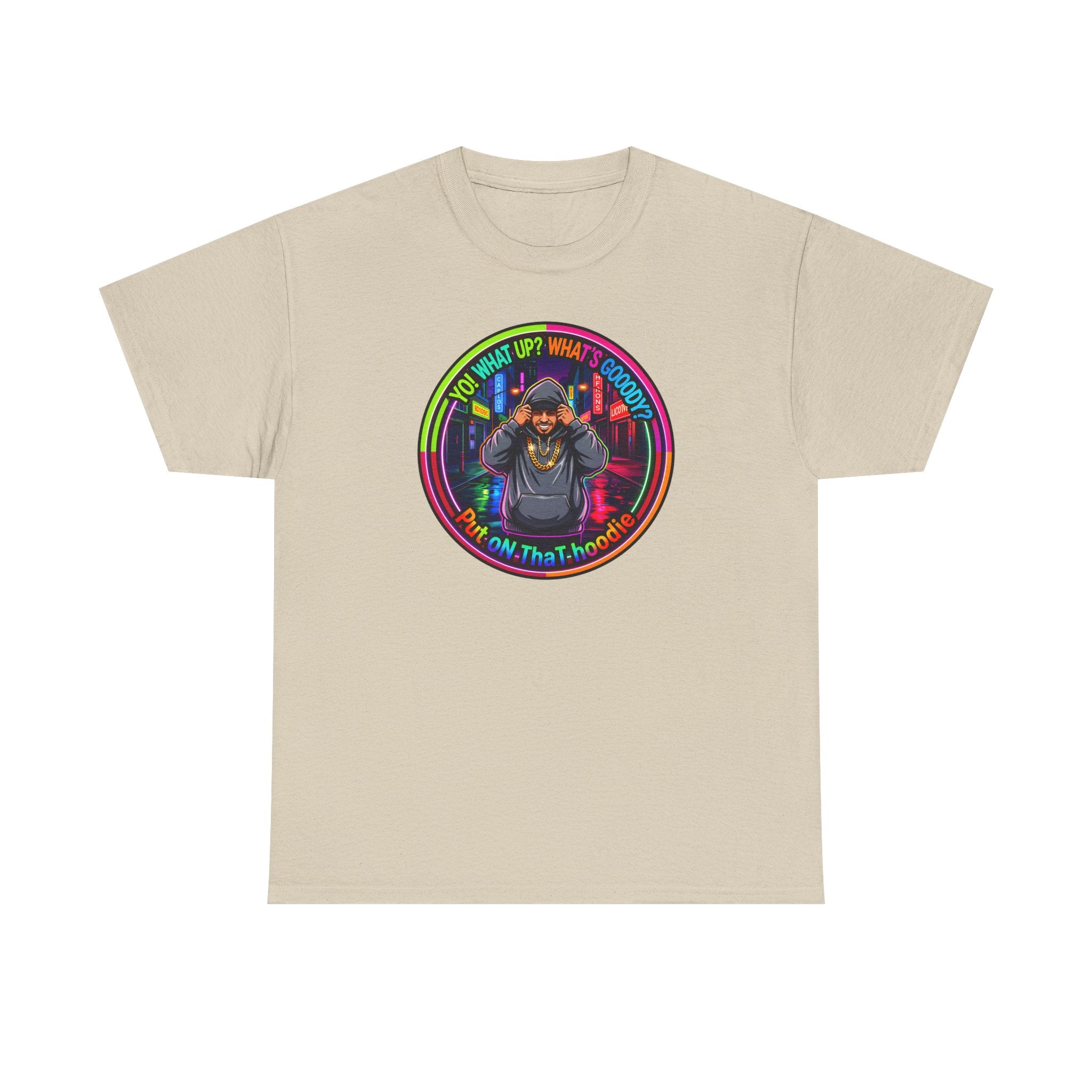 Men's T-Shirt Graphic- "Yo! What's up?  What's Goooody?"