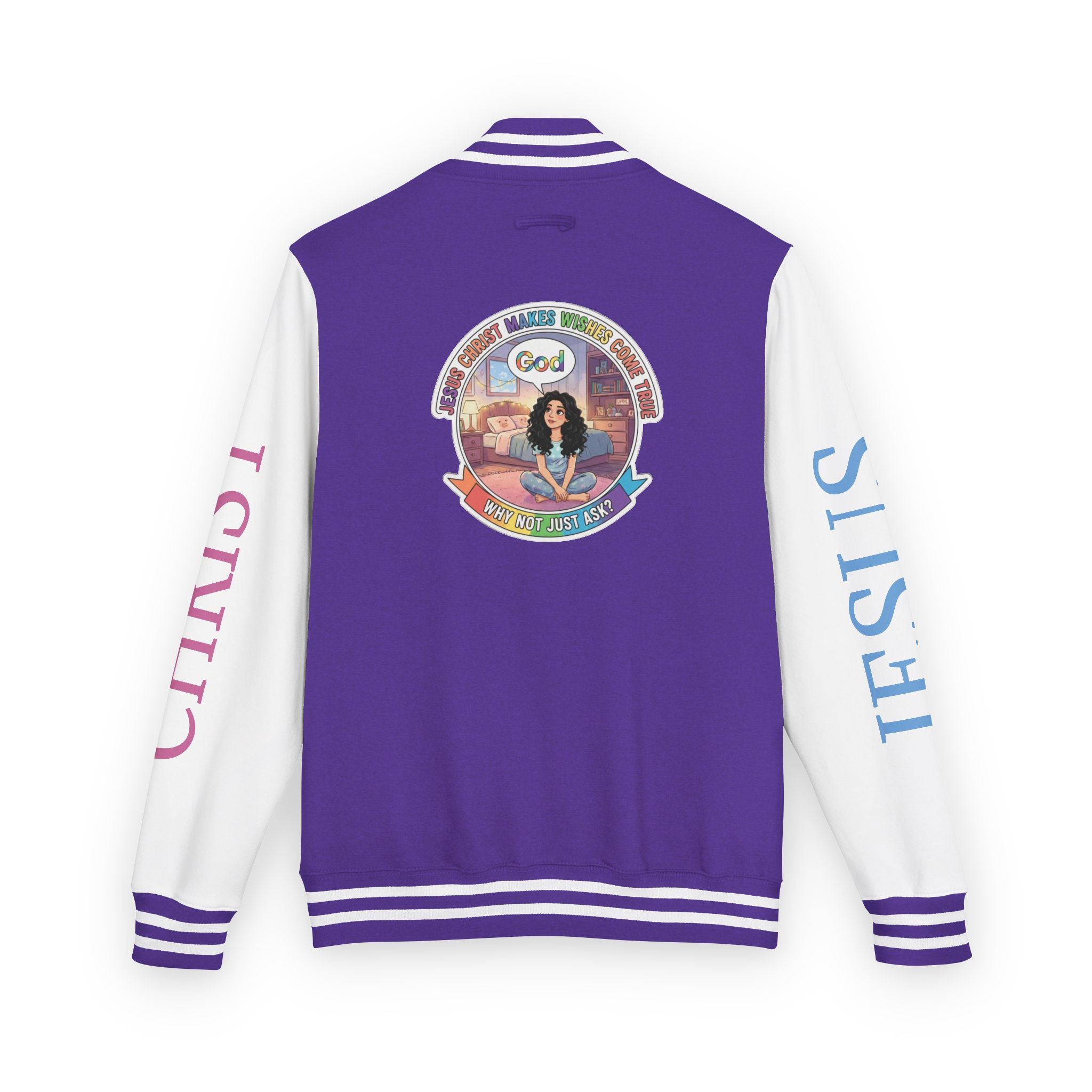 Spiritual Soul Seeker – "Why not just ask"  — Retro Gamer Club Varsity Jacket